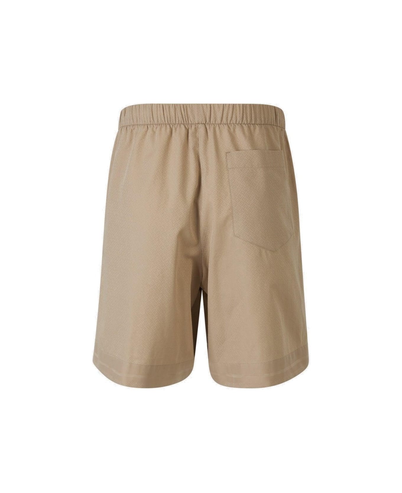 Givenchy 4g Motif Bermuda Shorts - Beige