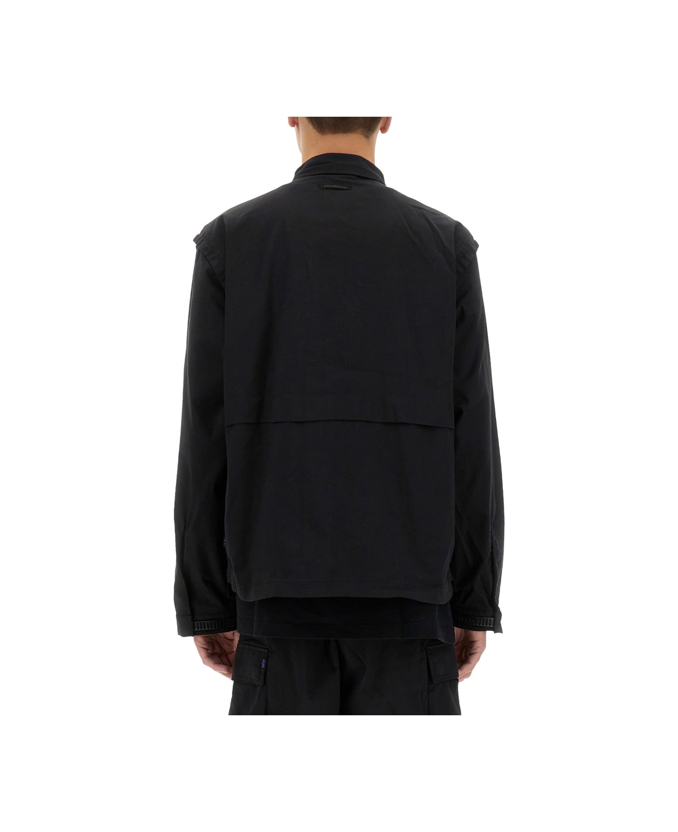 Alpha Industries "utility" Overshirt - BLACK