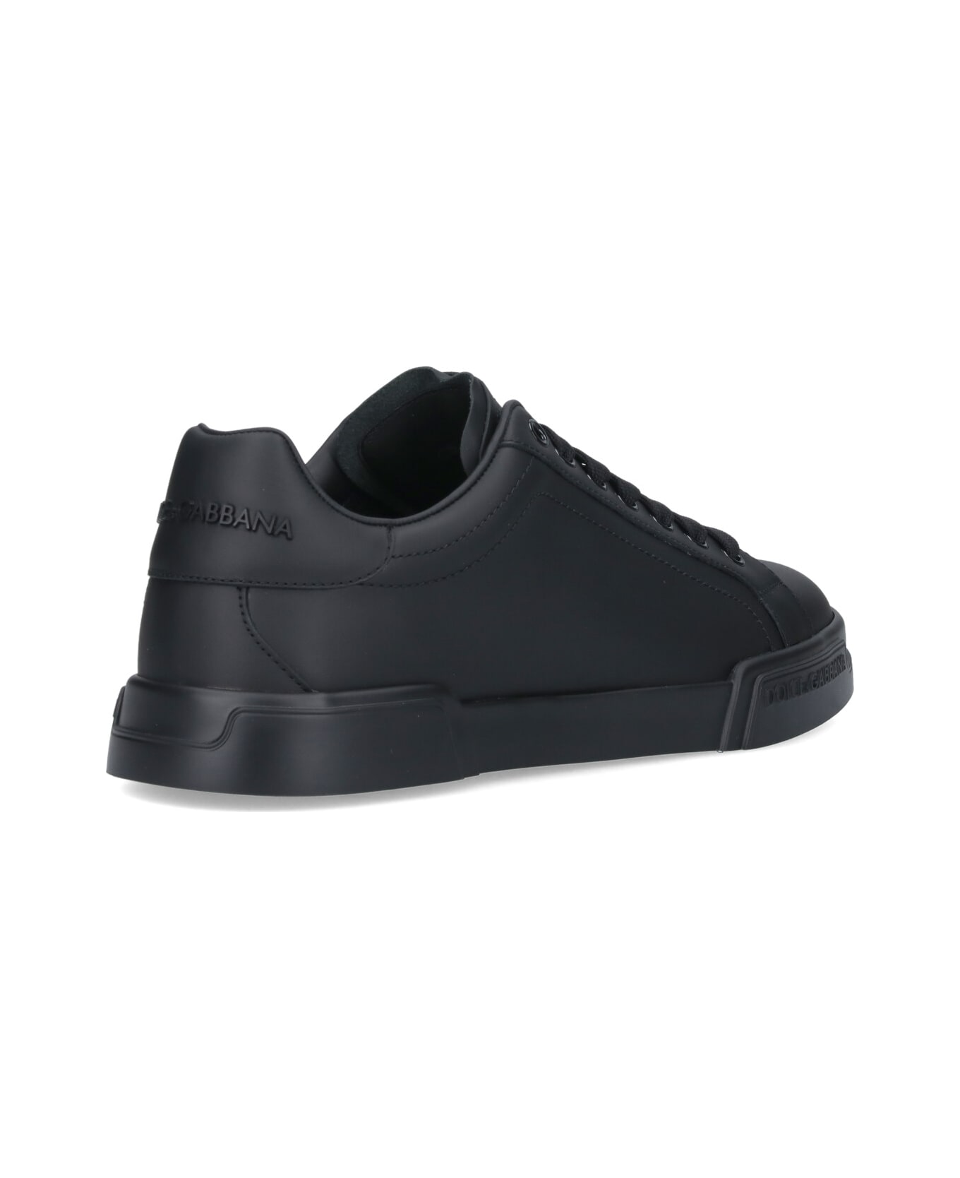 Dolce & Gabbana 'portofino Vintage' Sneakers - BLACK