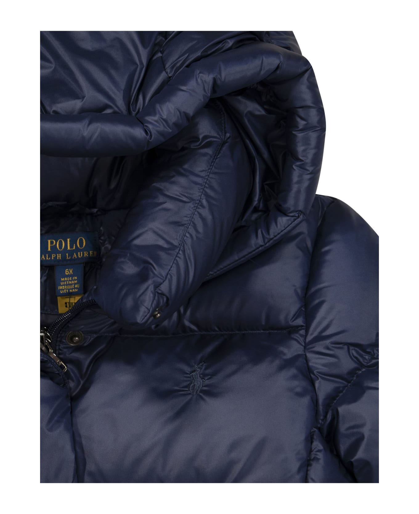 Polo Ralph Lauren Water-resistant Long Down Jacket - Navy
