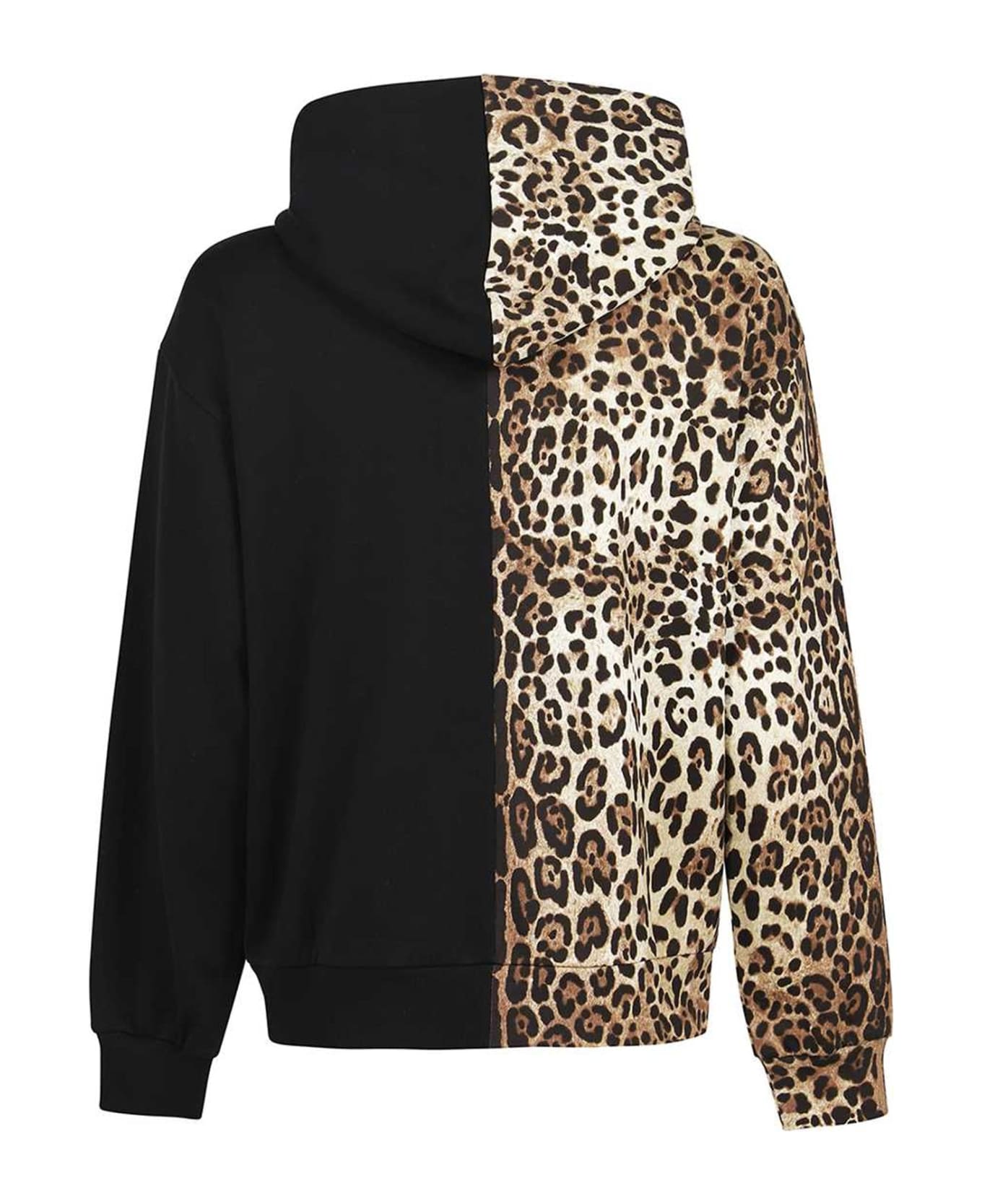 Dolce & Gabbana Logo Hooded Sweatshirt - Black フリース