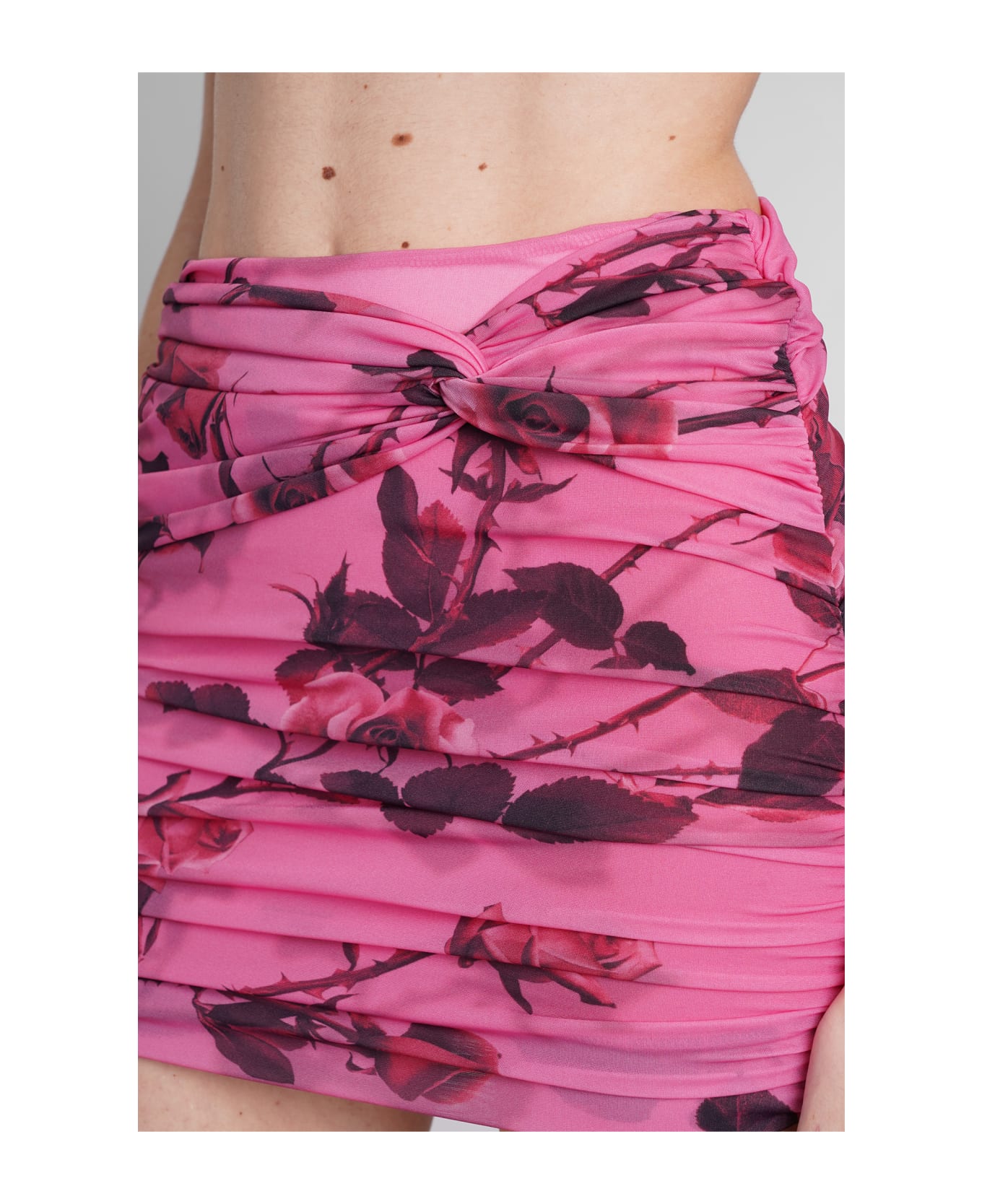 Blumarine Skirt In Rose-pink Polyamide - rose-pink