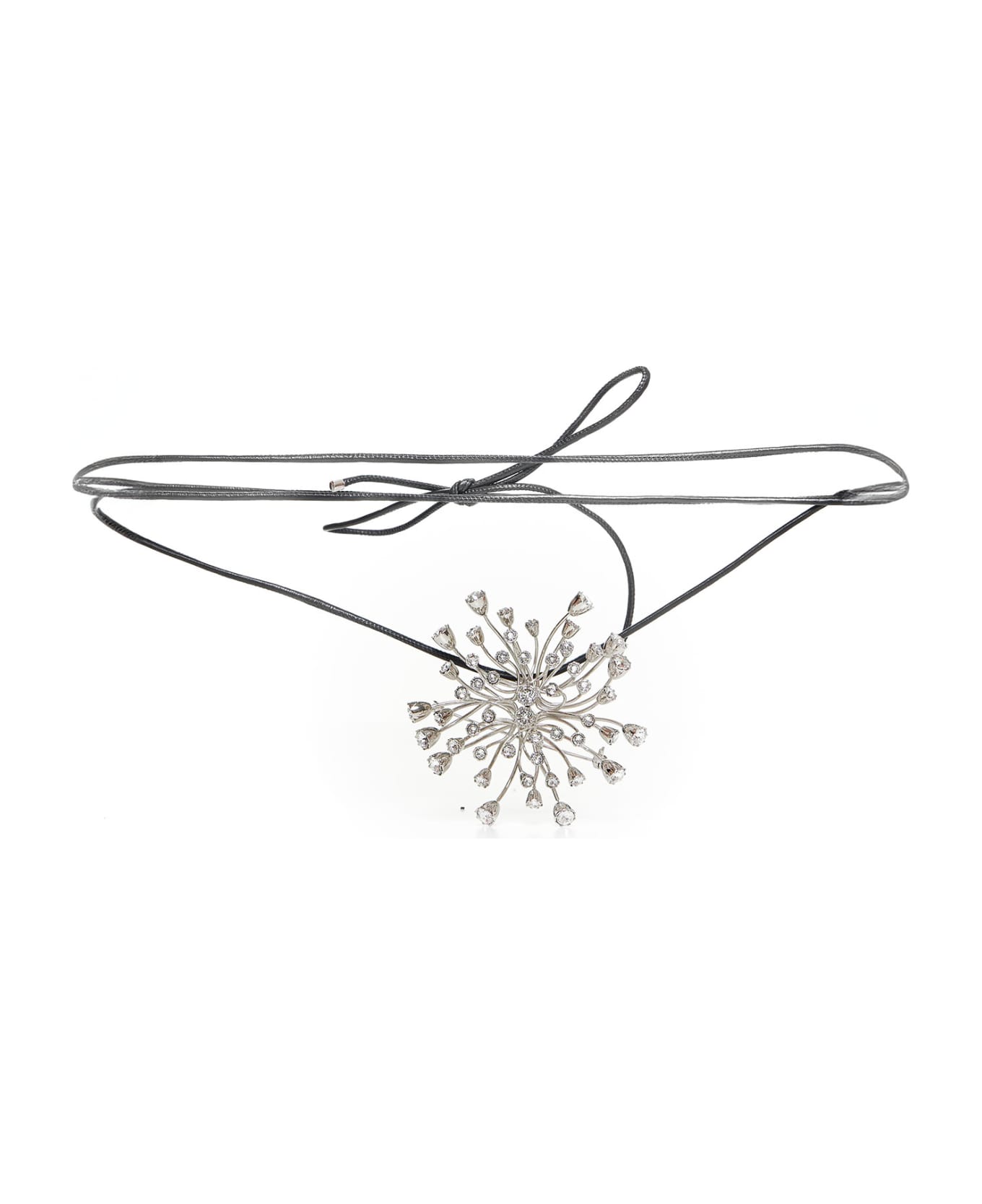 Lanvin Necklace - Silver/crystal