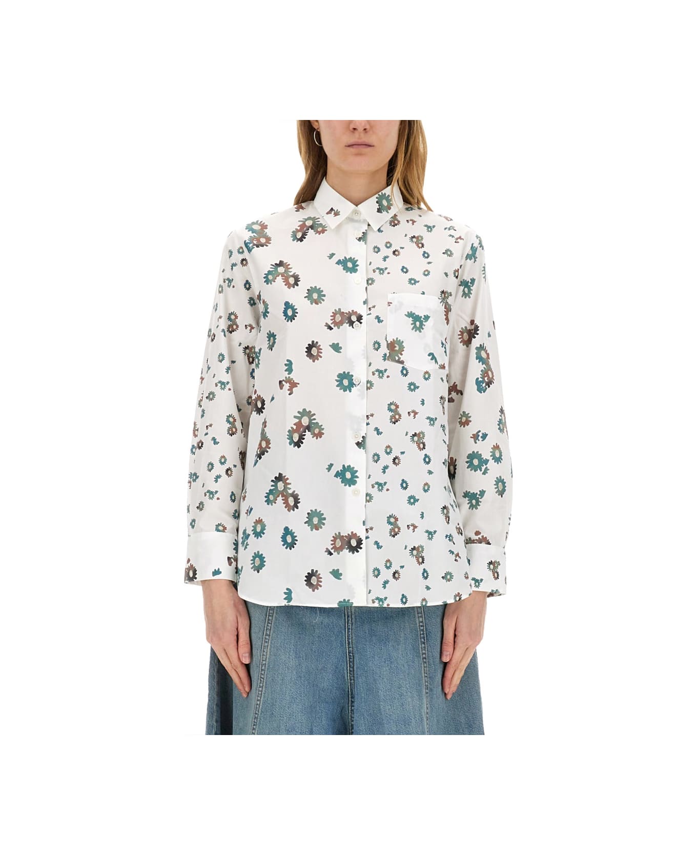 PS by Paul Smith Cotton Shirt - WHITE