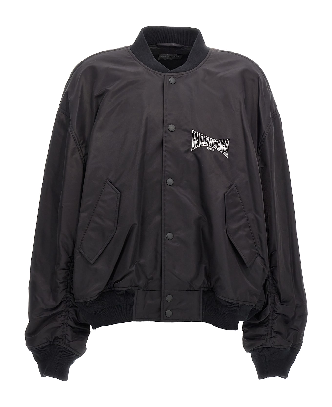 Balenciaga 'varsity Balenciaga Boxing' Bomber Jacket - Black  