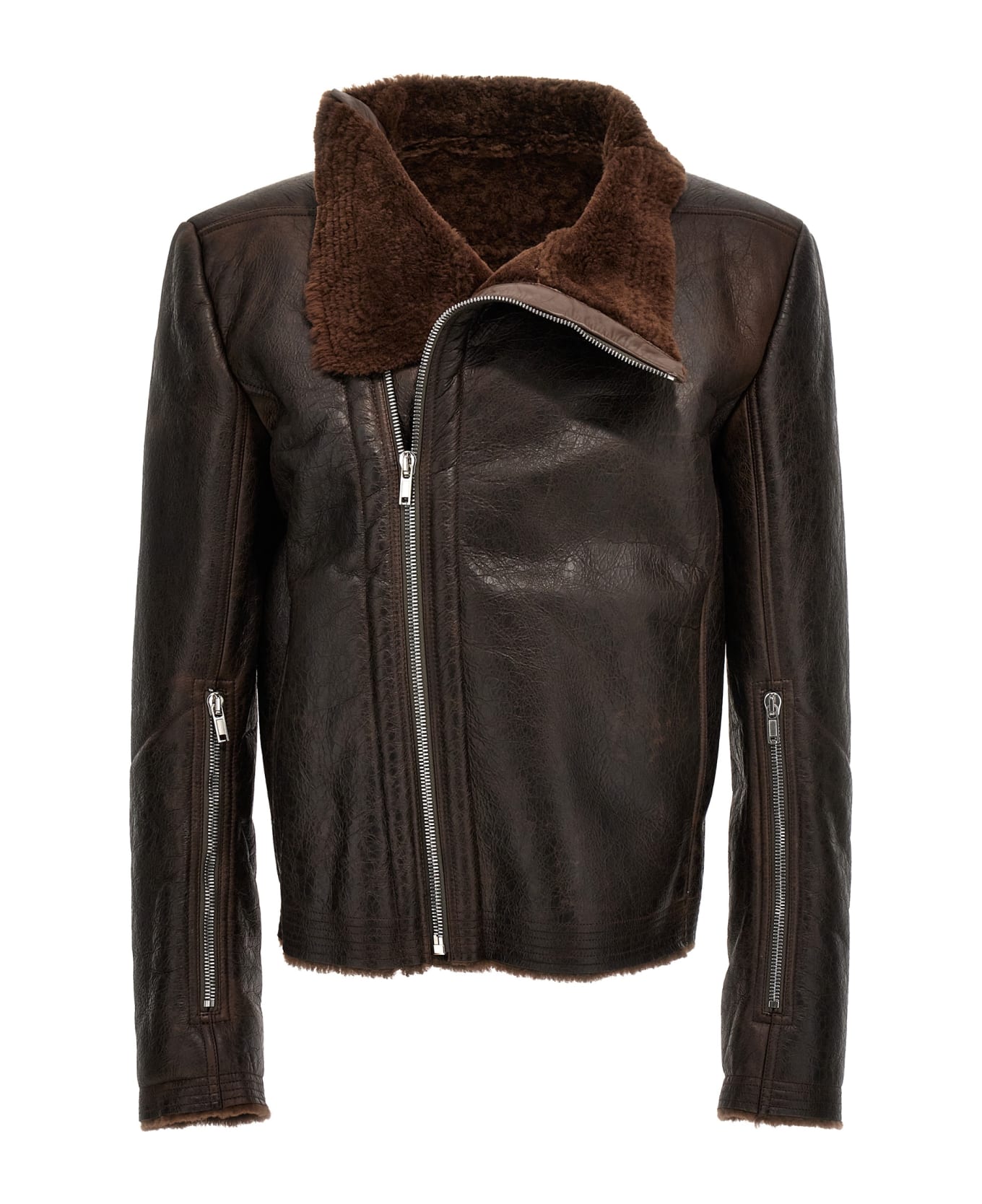 Rick Owens 'bauhaus' Jacket - Brown