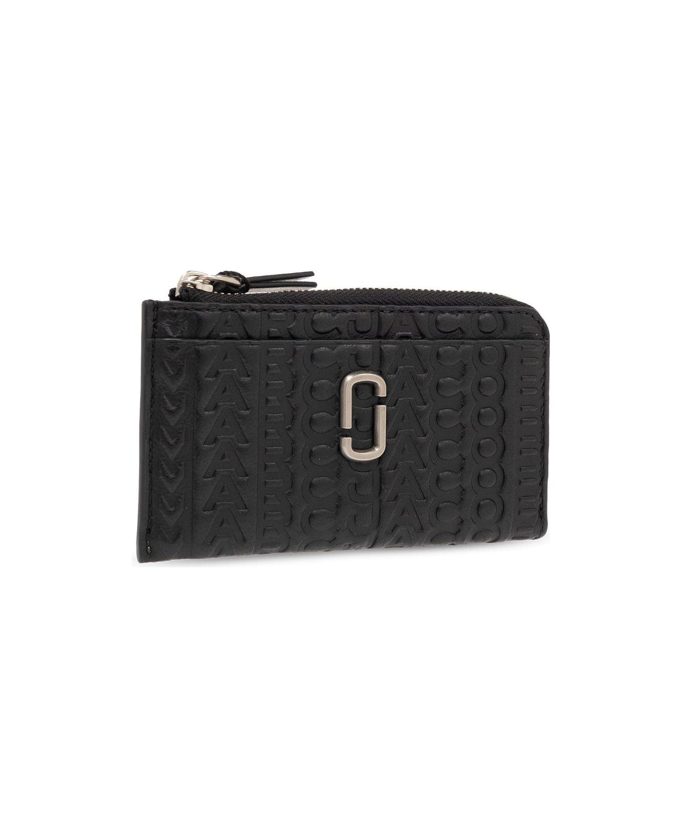 Marc Jacobs The Marc Top Zip Multi Wallet - Black 財布