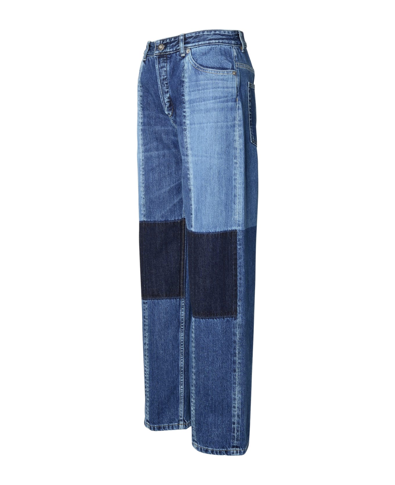 Jil Sander Blue Cotton Jeans - DENIM