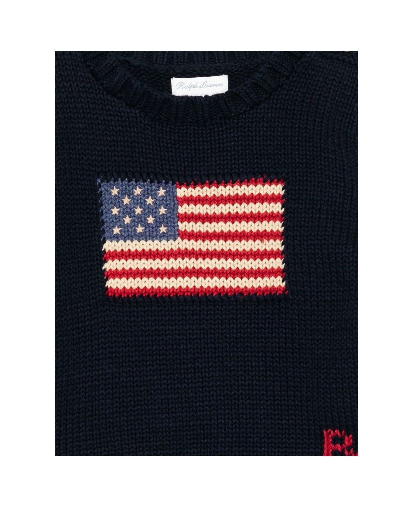 Polo Ralph Lauren Kids Navy Blue Sweater - Blue