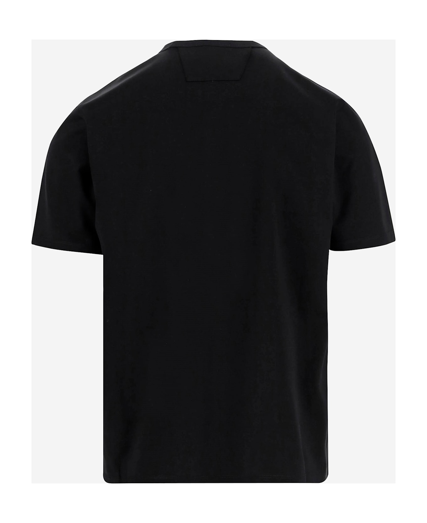 C.P. Company Cotton T-shirt With Logo Print - Black