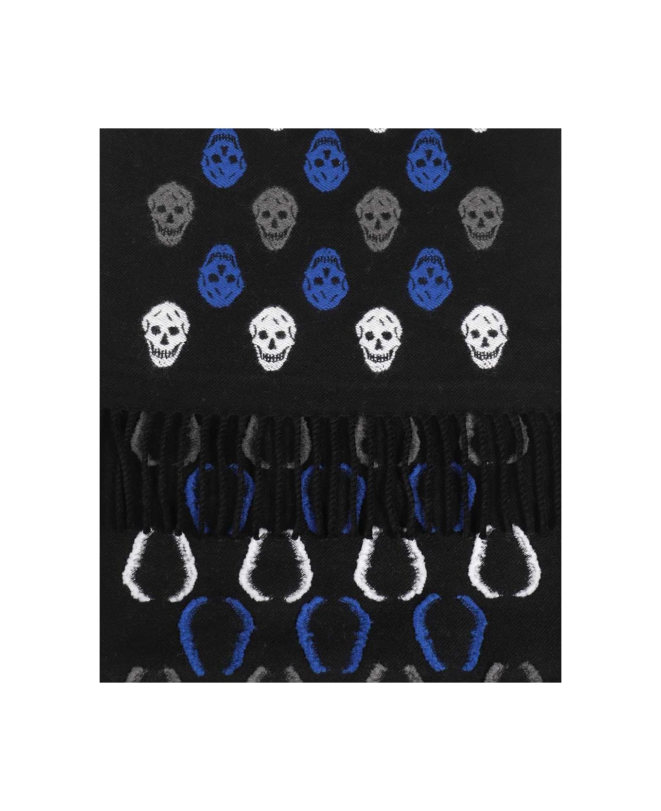 Alexander McQueen Skull Print Scarf - black