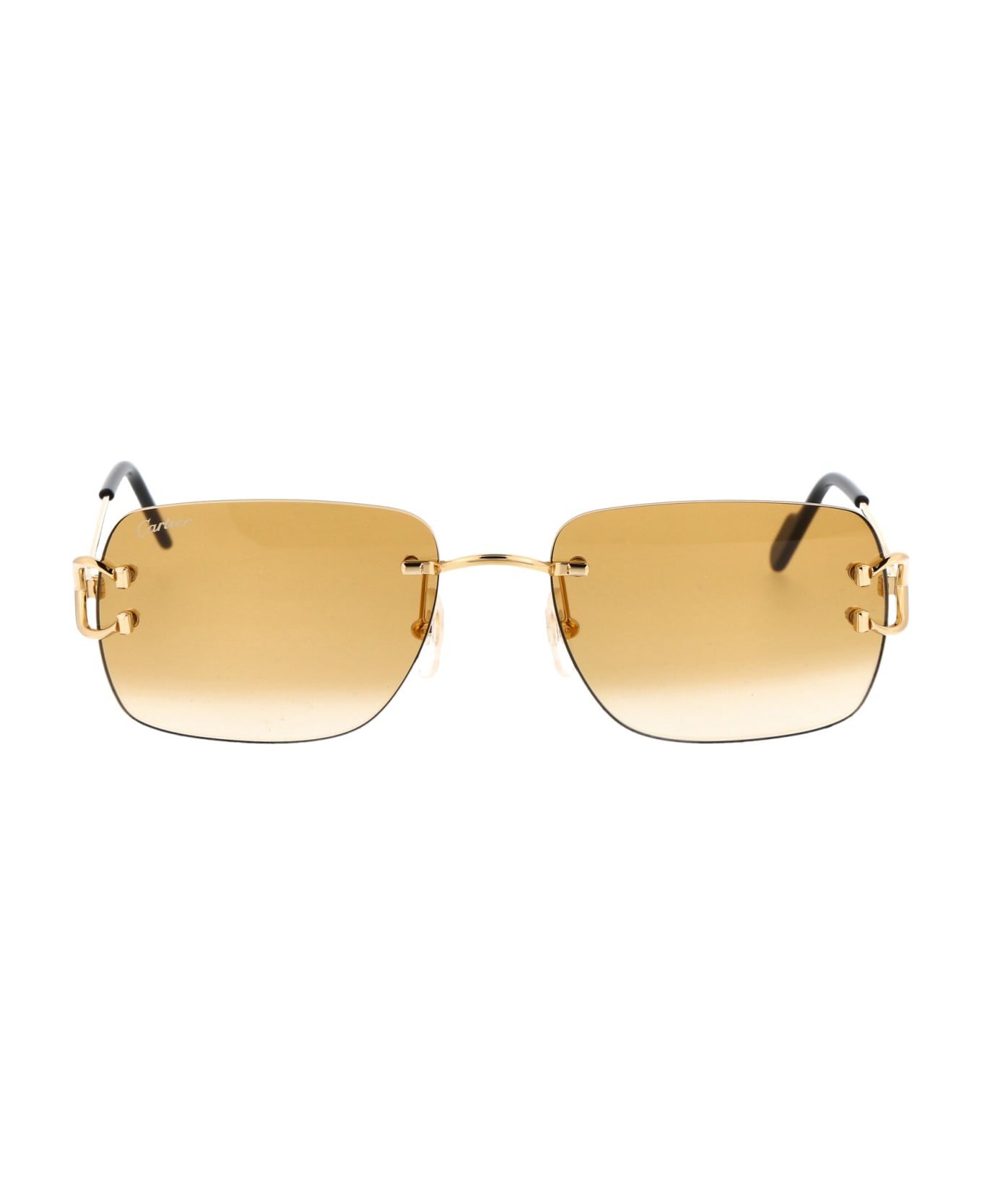 Cartier Eyewear Ct0330s Sunglasses - 003 GOLD GOLD YELLOW