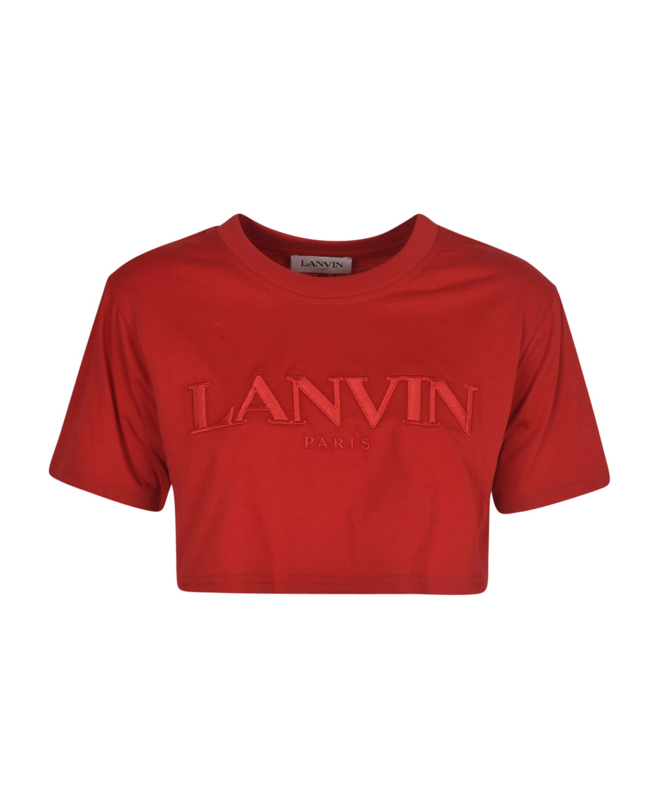 Lanvin Cropped T-shirt - Lipstick