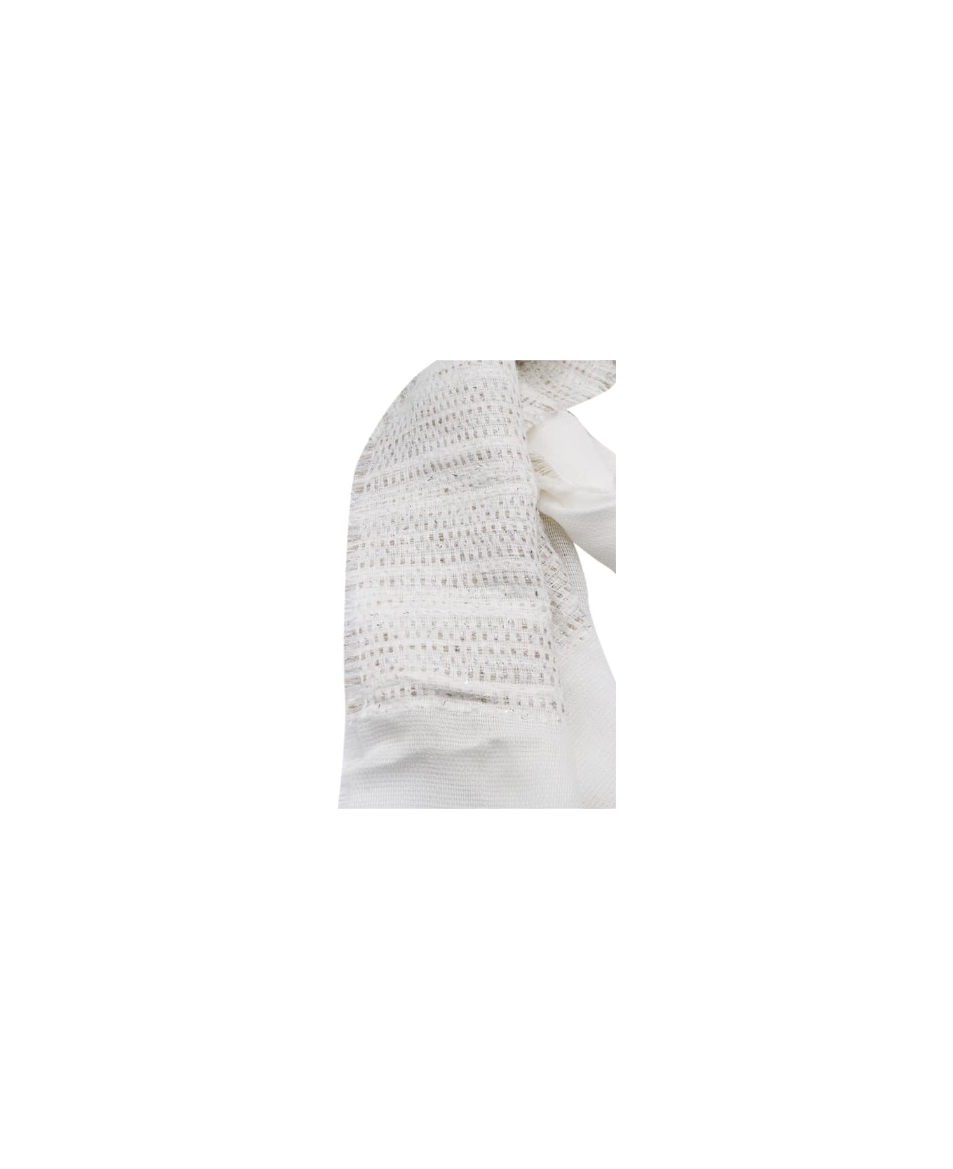 Lorena Antoniazzi Scarf - White