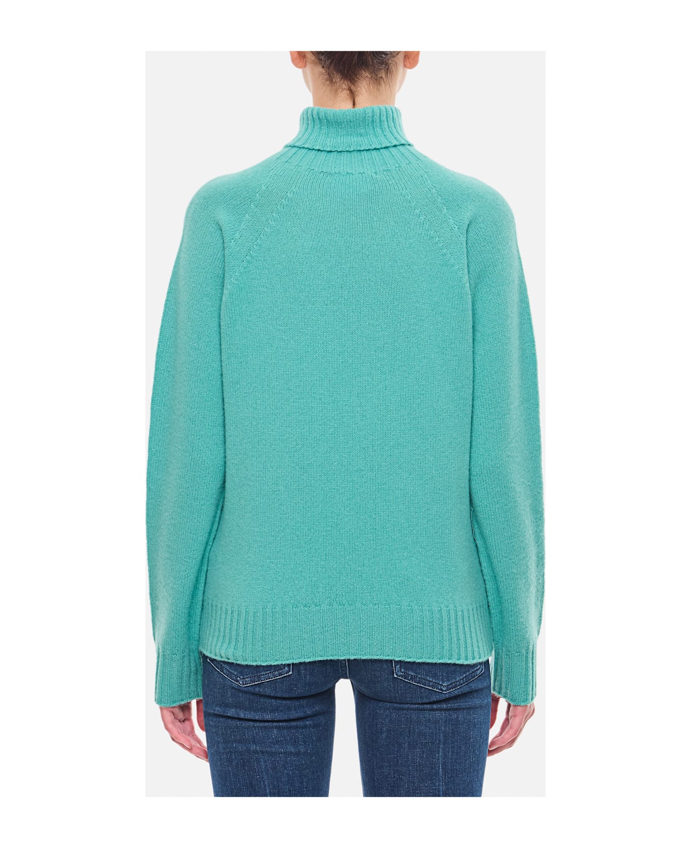 Drumohr Turtleneck Sweater - Clear Blue