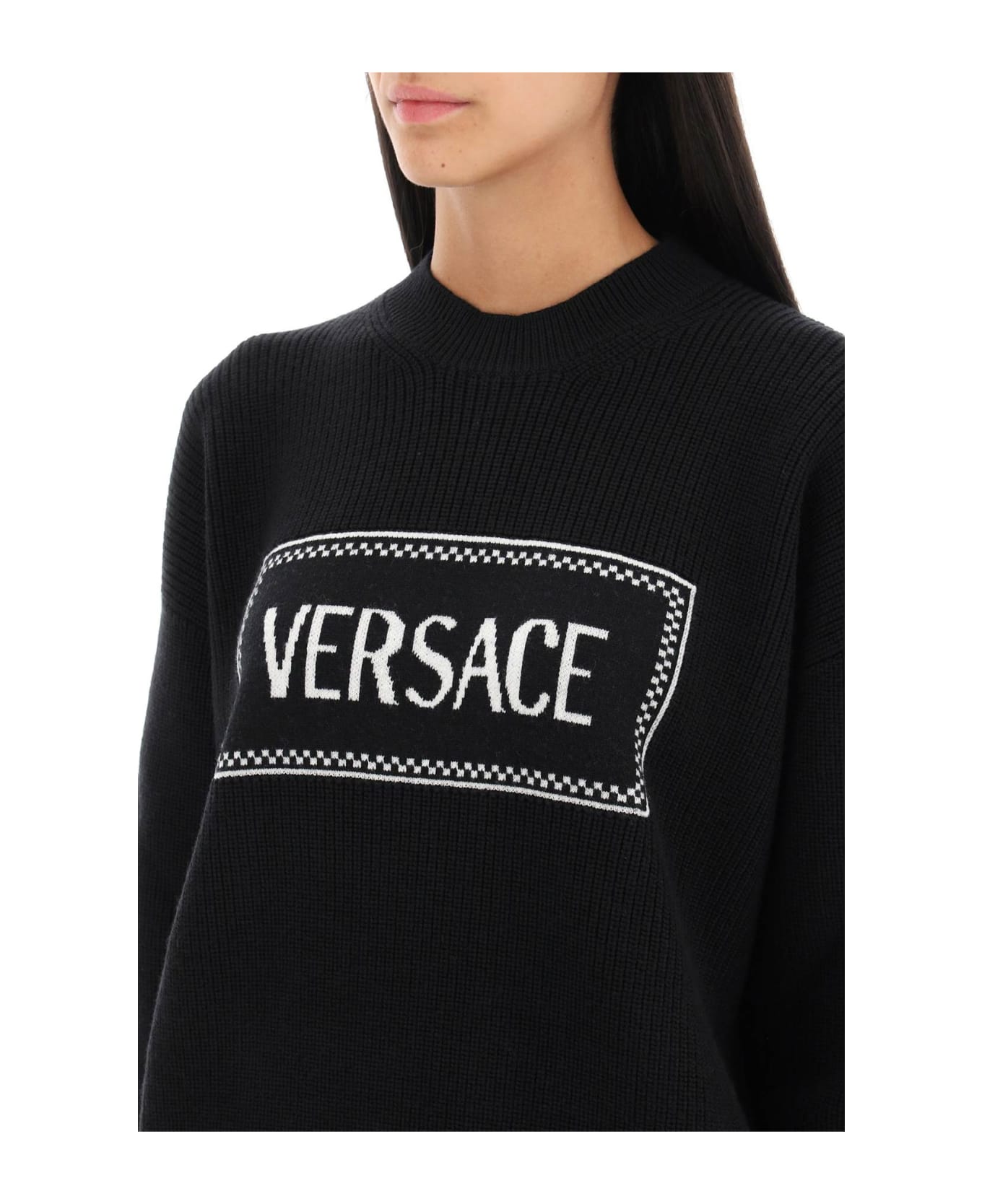 Versace Sweater - Nero+bianco