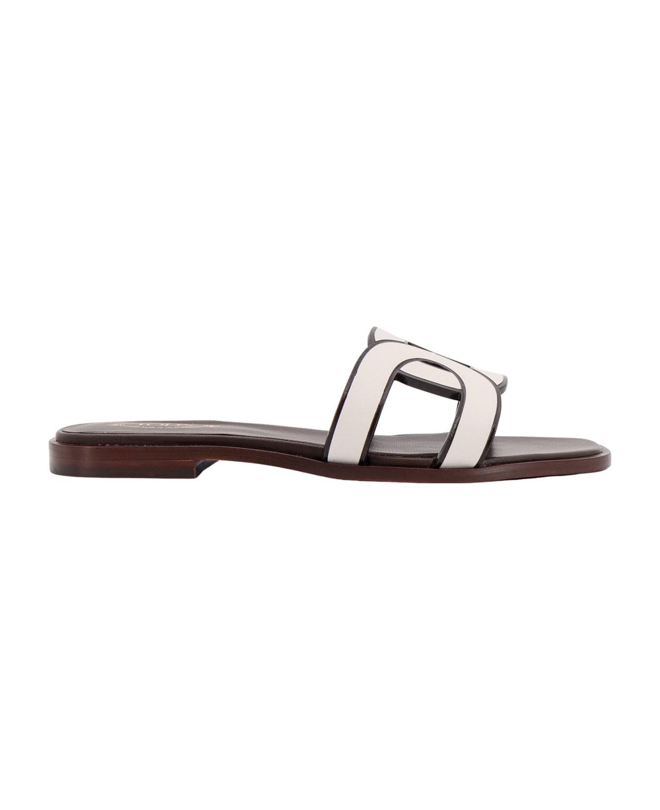 Tod's Leather Sandals - White