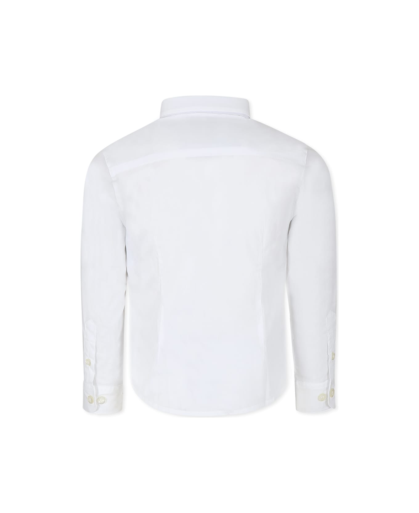 Emporio Armani White Shirt For Boy - White