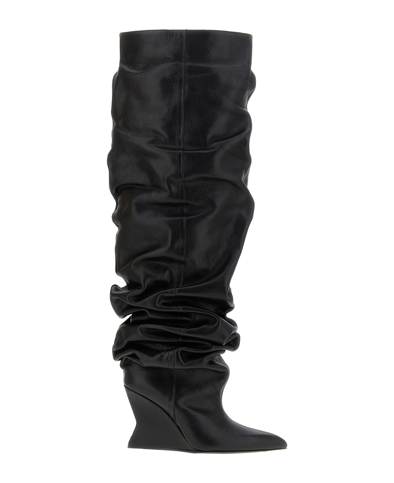 Balmain Cuissardes Leather - Black  