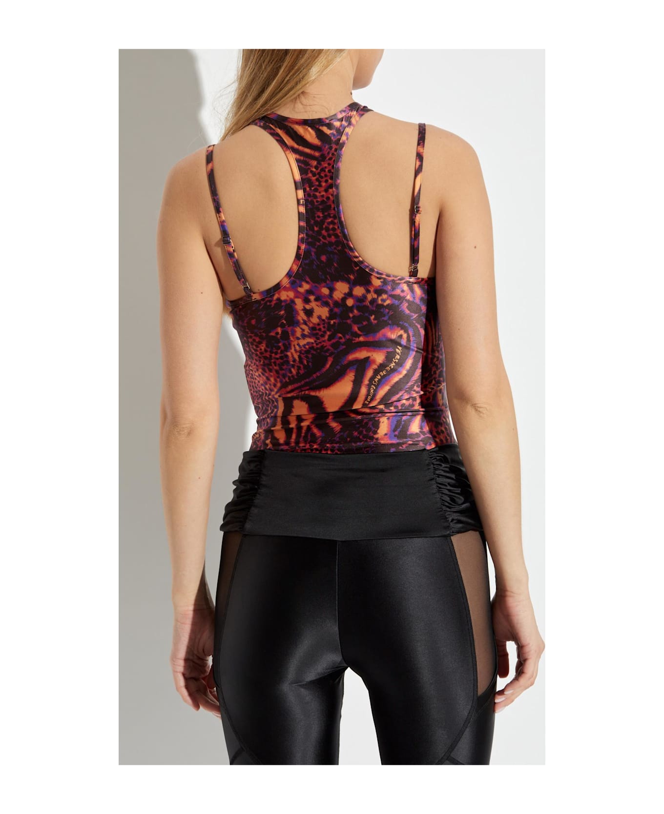 Versace Jeans Couture Sneakers With Barocco Print - WHITE