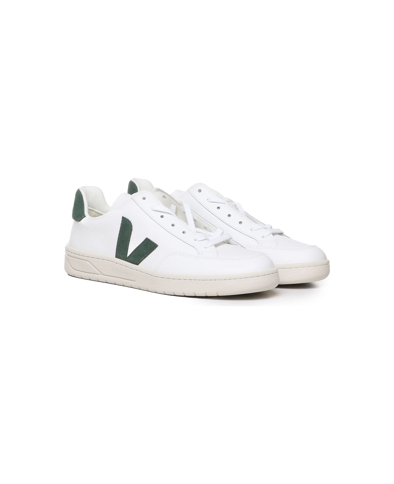 Veja V-12 Sneakers - White, green