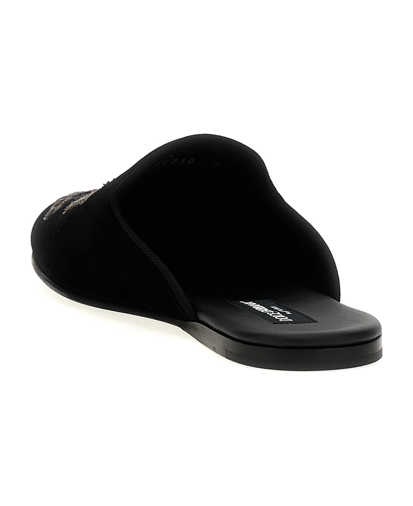 Dolce & Gabbana Slipper Blsaone - Black  