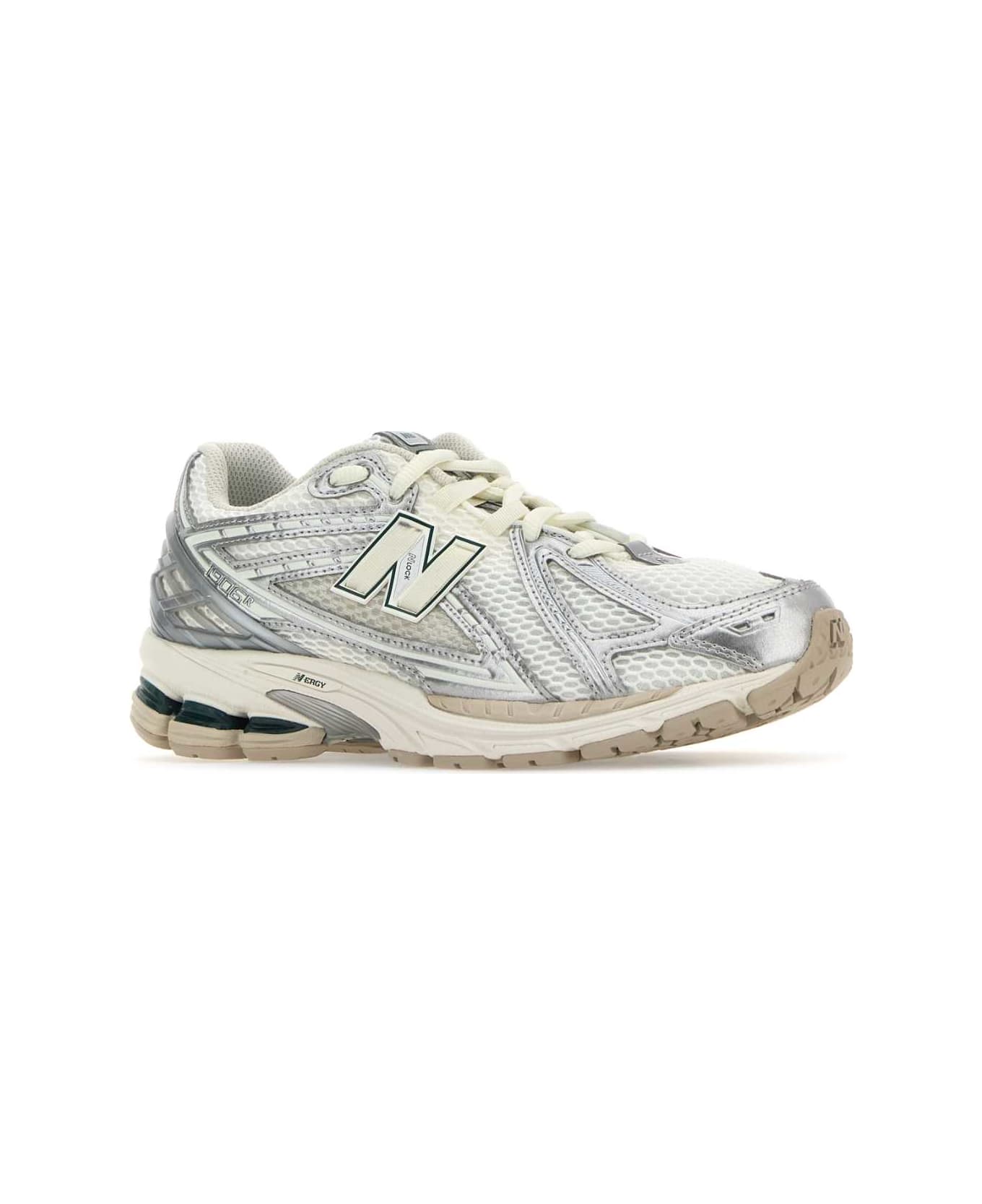 New Balance Multicolor Fabric And Mesh 1960r Sneakers - SILMETOFFWHI