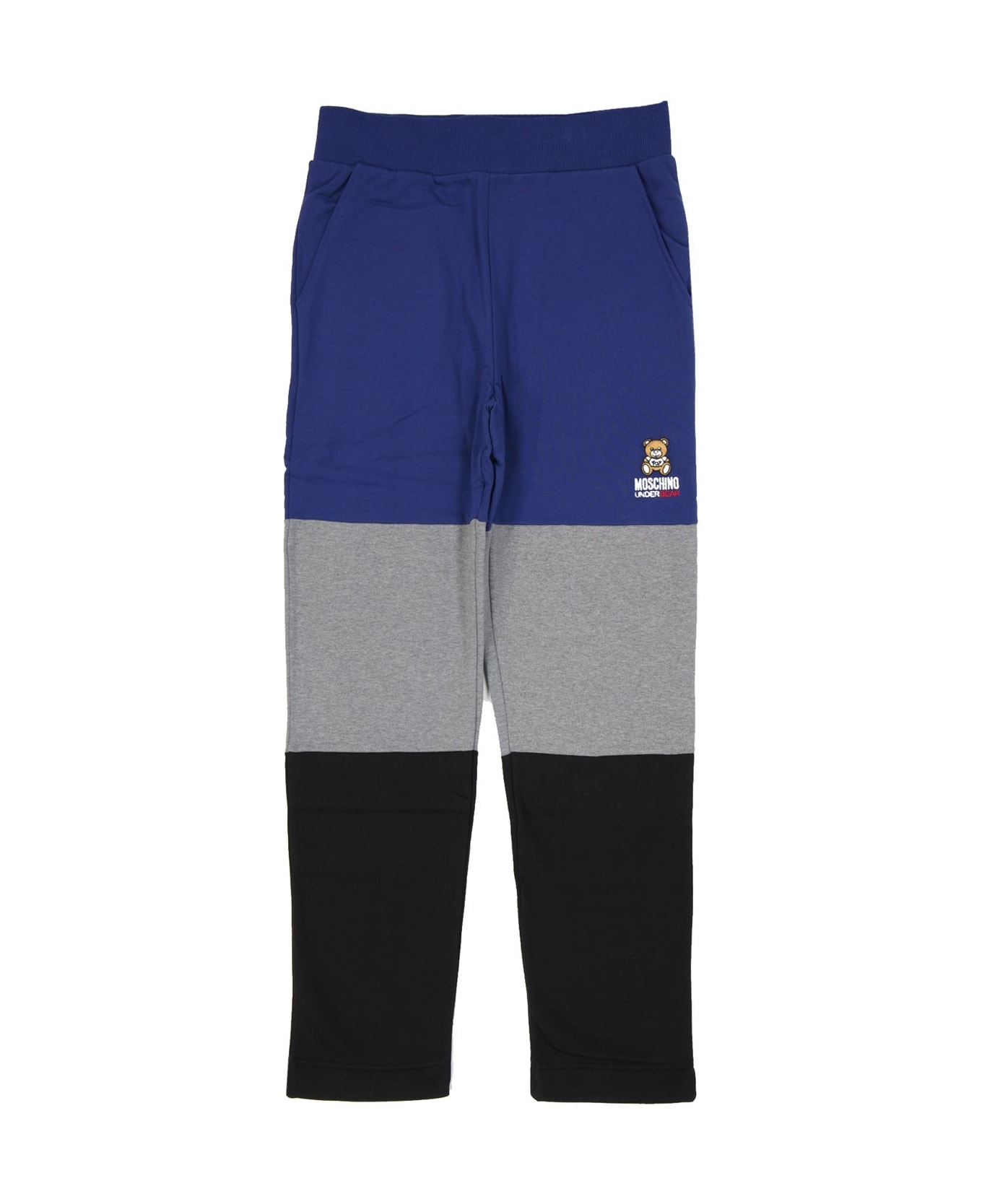 Moschino Underwear Cotton Logo Sweatpants - Blue