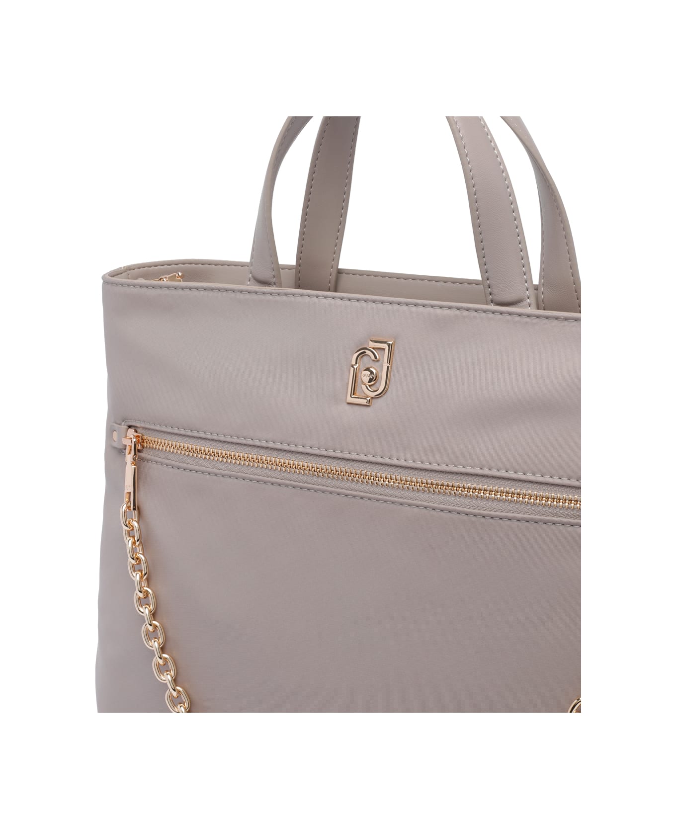 Liu-Jo Logo Handbag - Beige