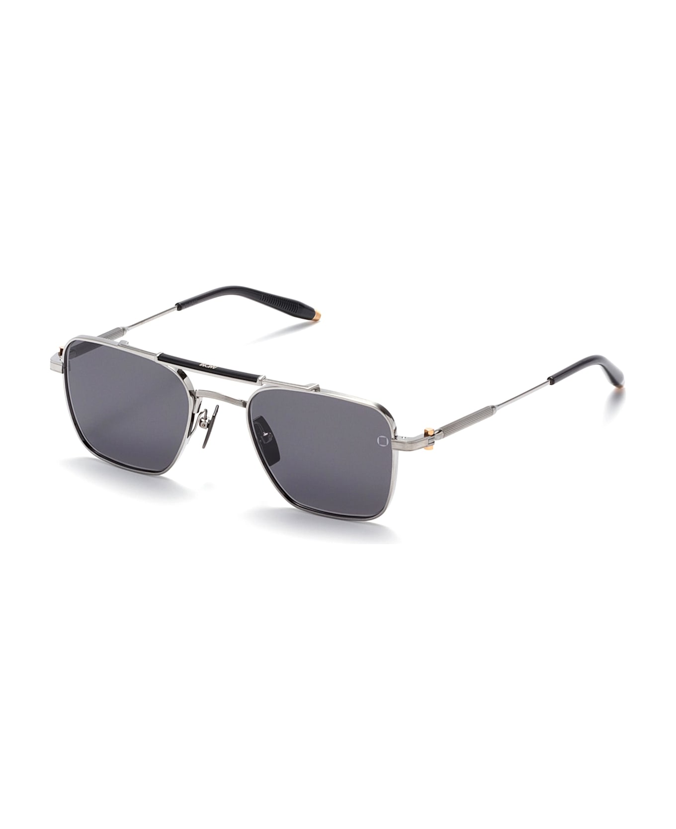 Akoni Europa - Brushed Palladium / Dark Grey Crystal Sunglasses - Palladium