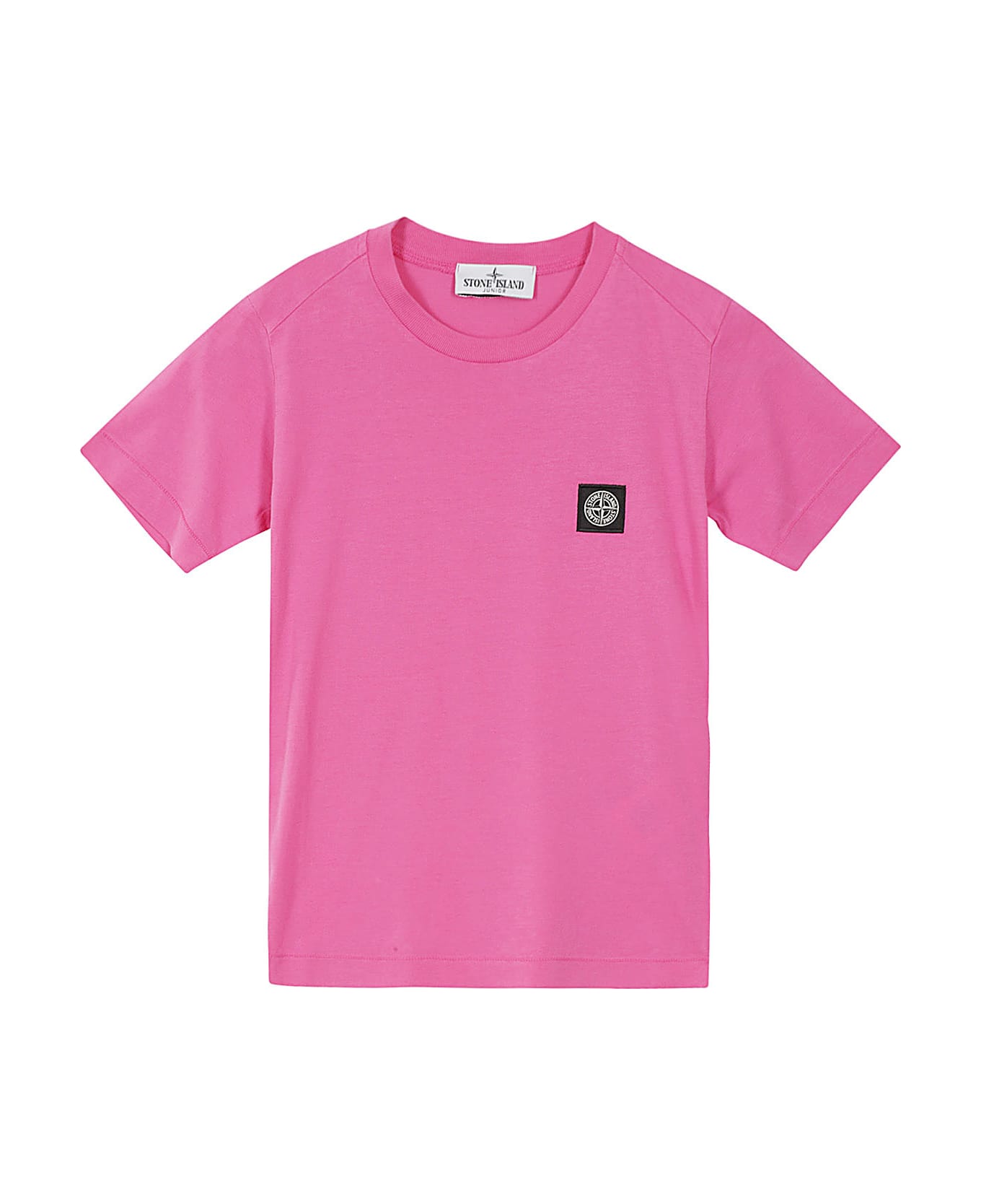 Stone Island Junior T Shirt - Fucsia