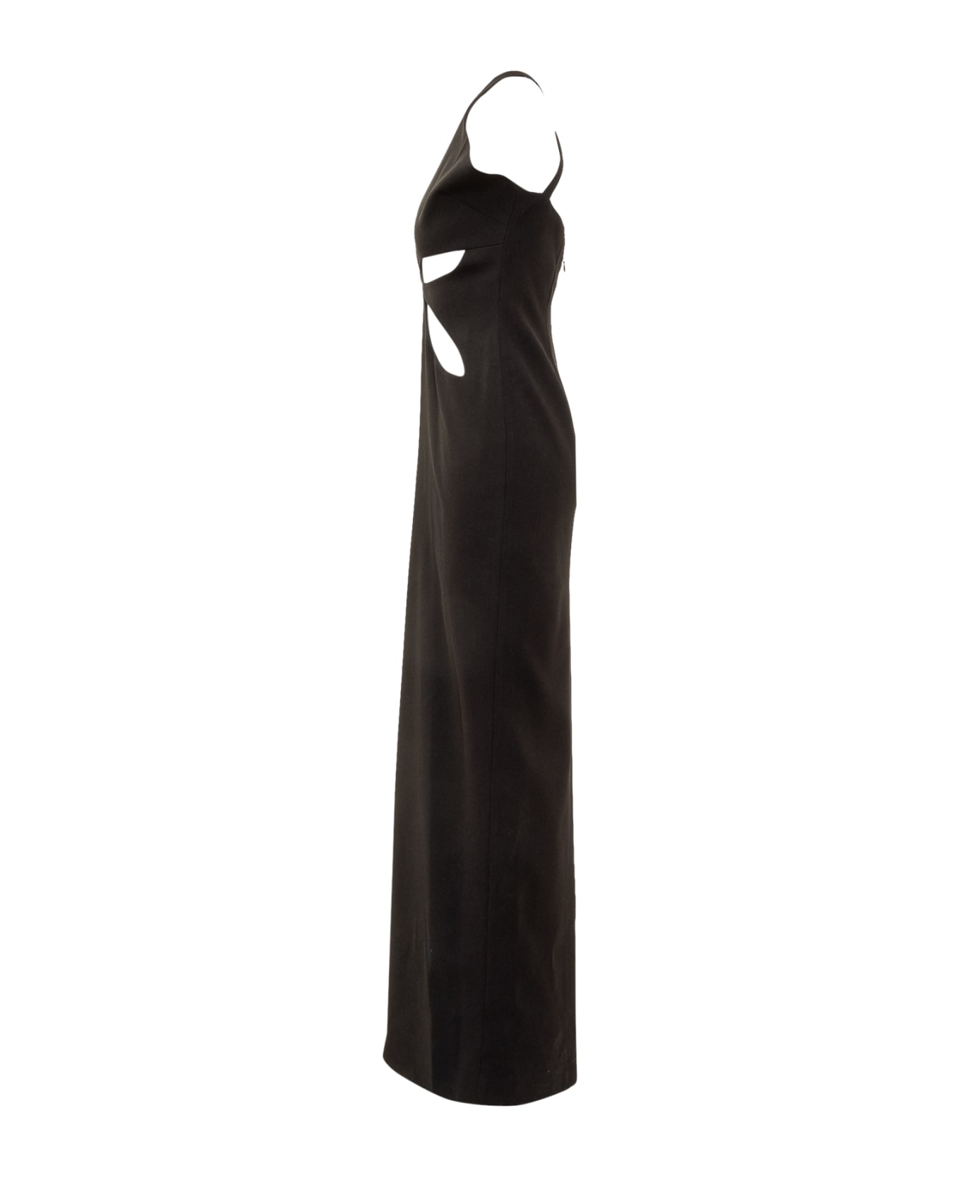 Monot Long Dress - BLACK