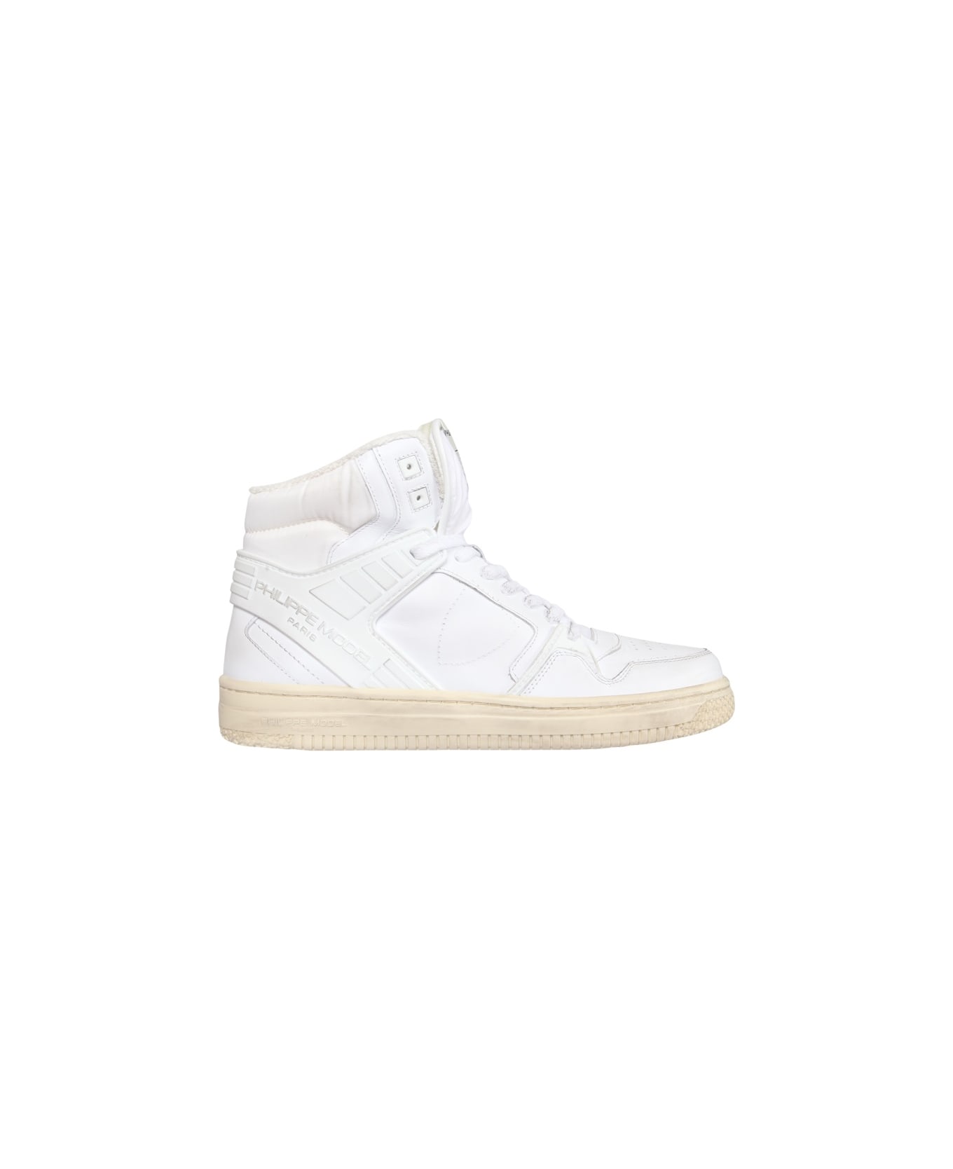 Philippe Model Great Tall Sneakers - WHITE