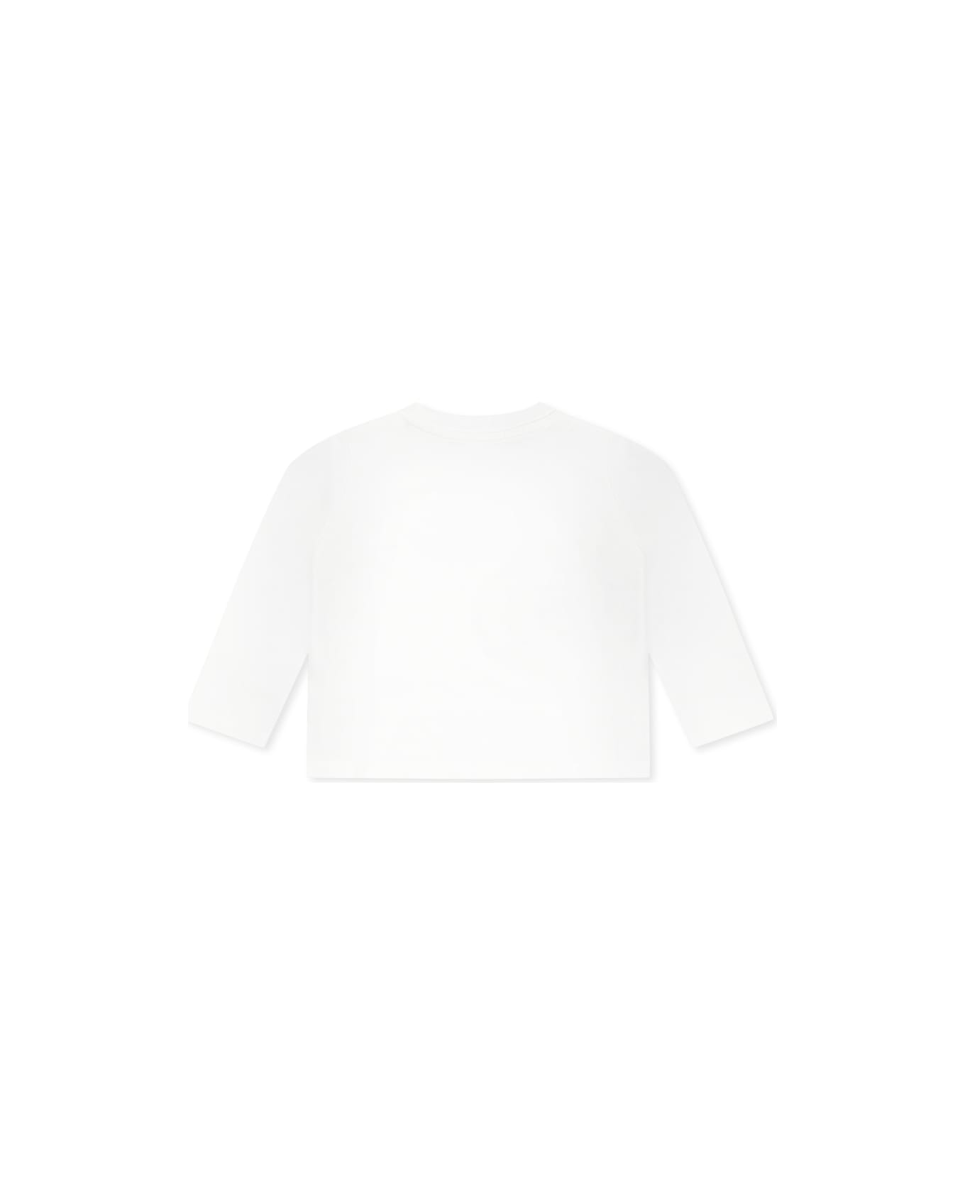 Off-White White T-shirt For Baby Boy With Logo - White