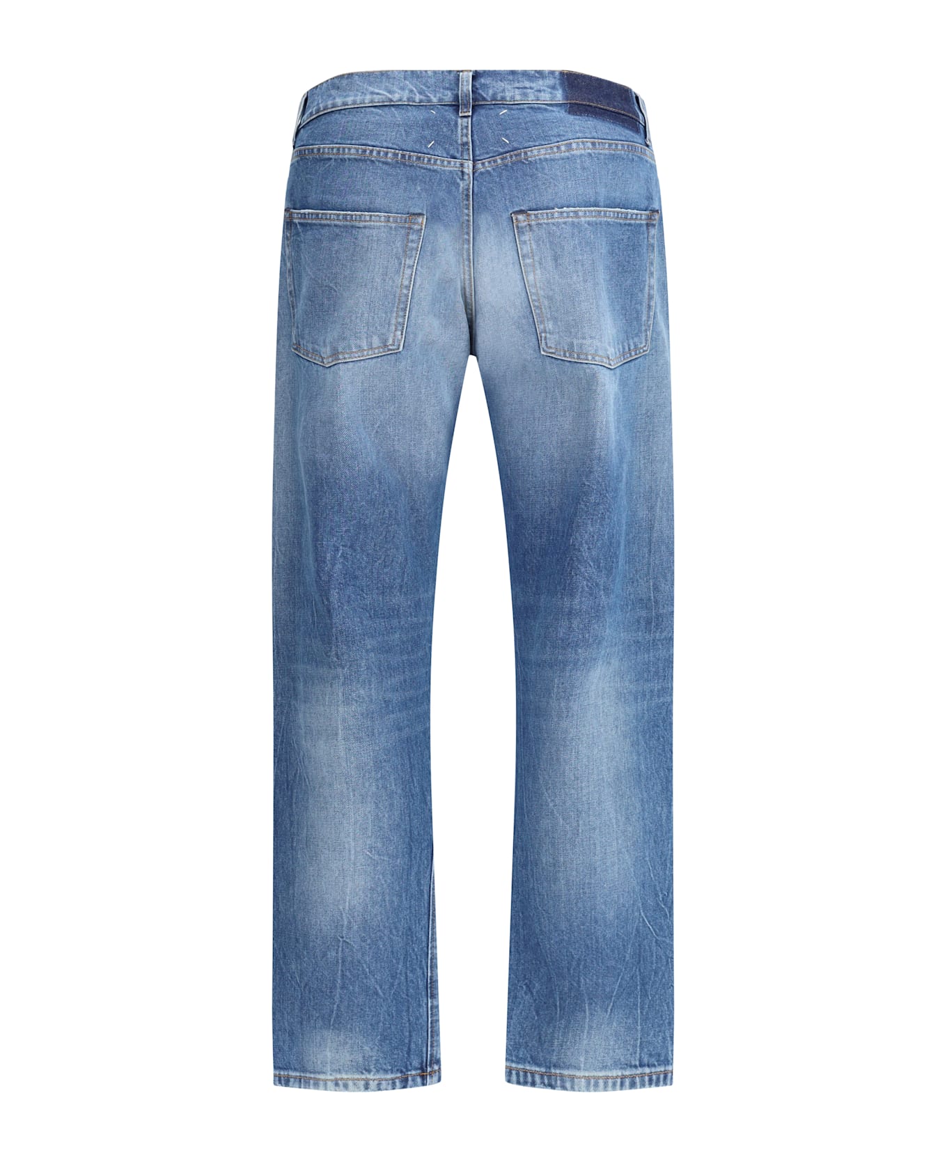 Maison Margiela Blue Cotton Jeans