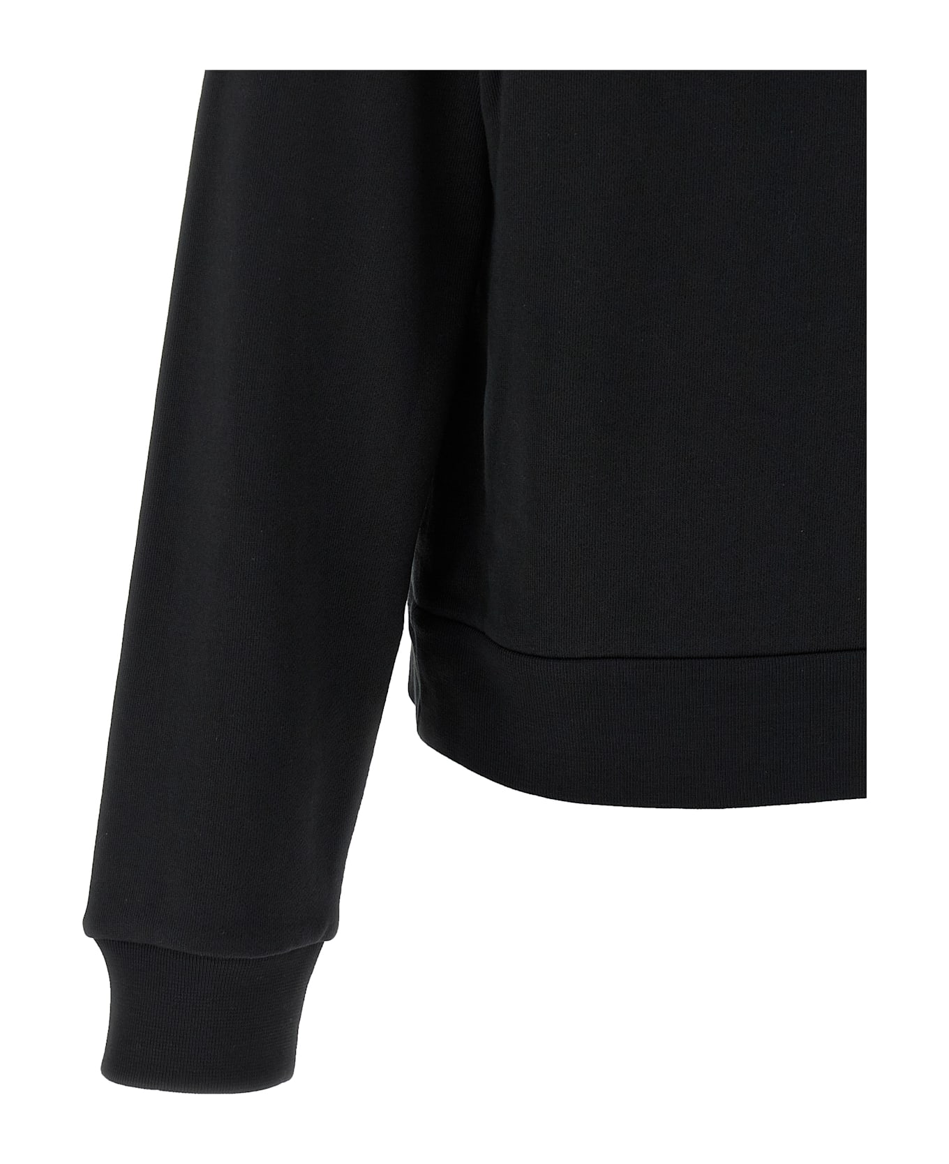 Moncler Logo Patch Hoodie - Black  