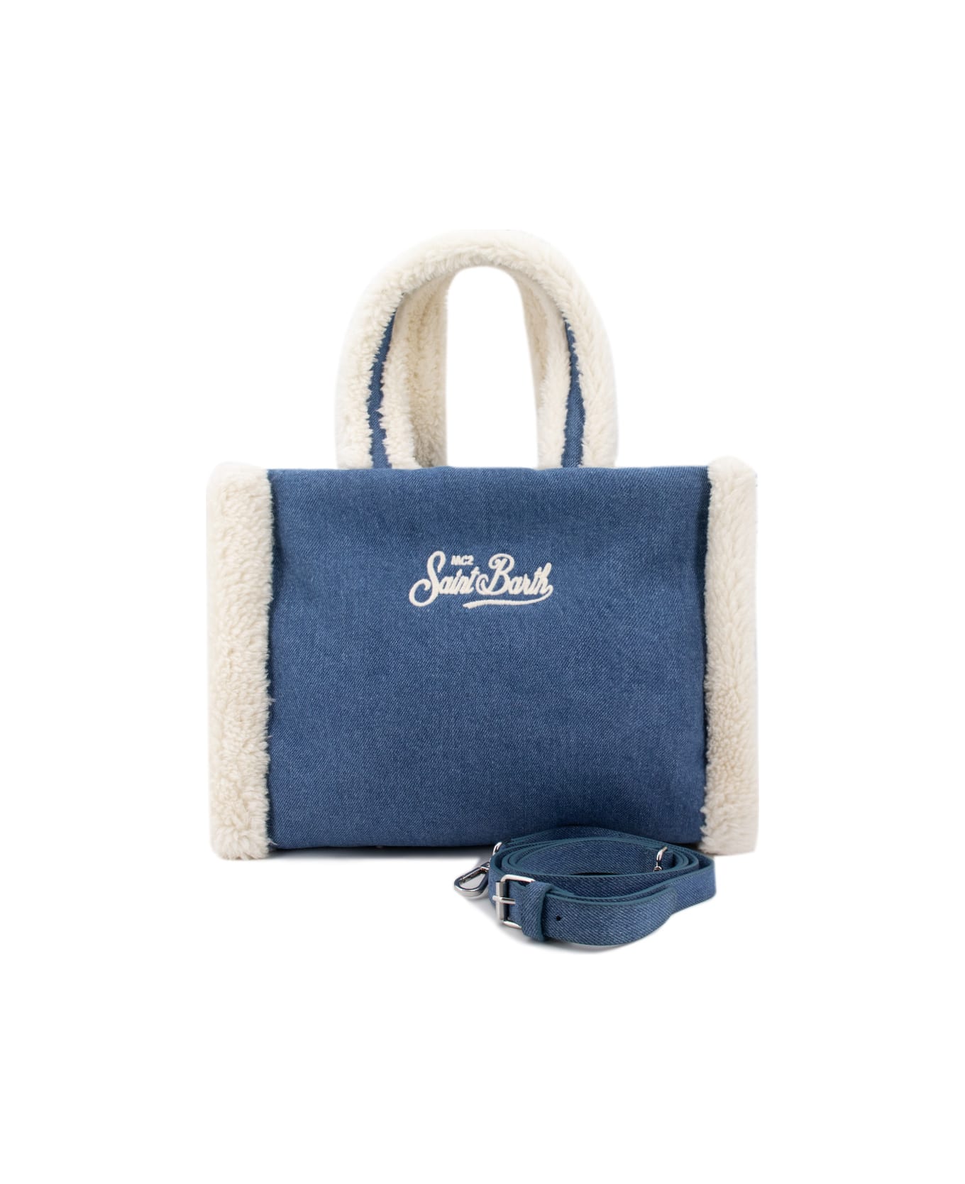 MC2 Saint Barth Bag - SHEARLING DENIM 12 EMB