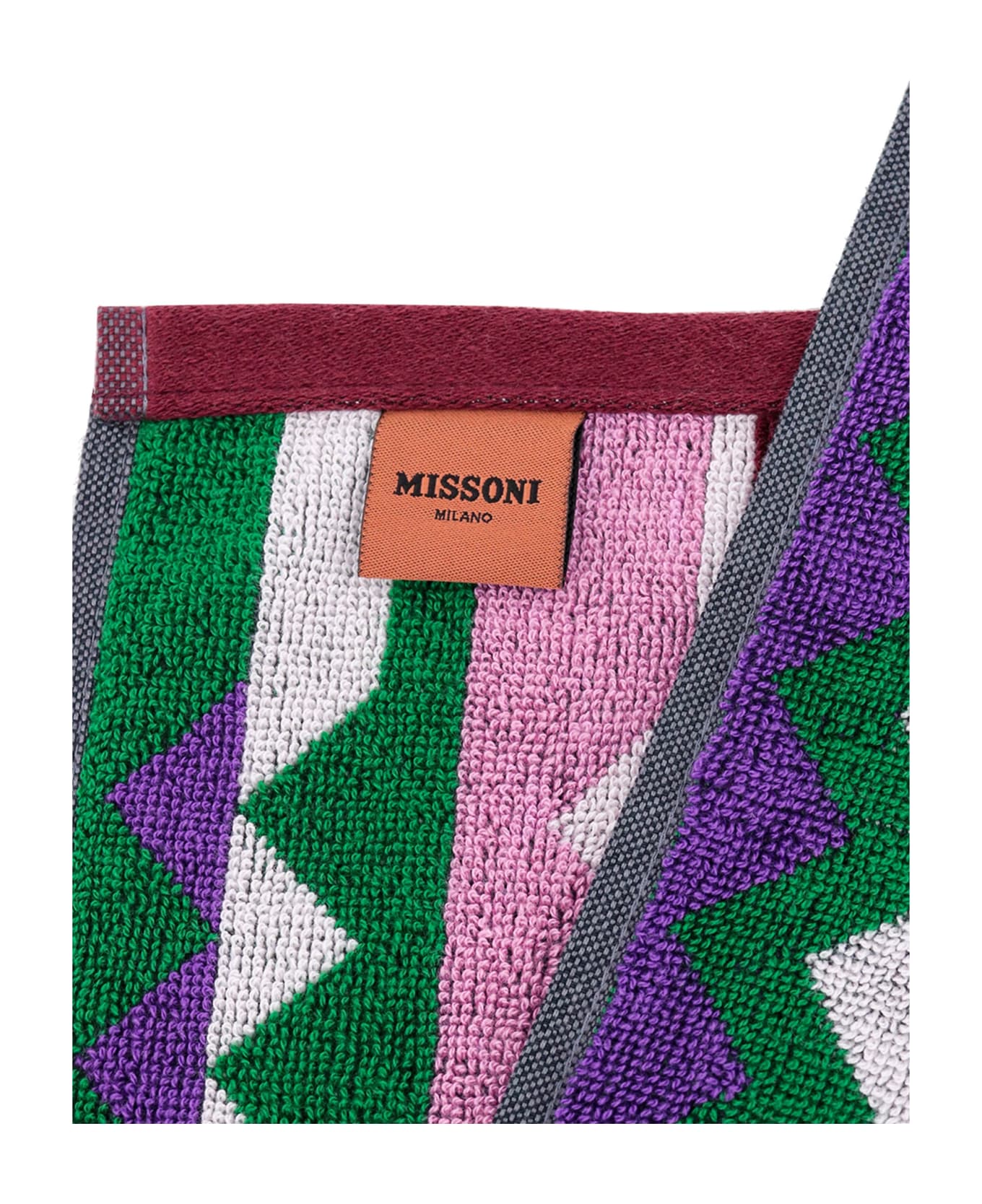 Missoni Chantal Towels - GREEN/PINK