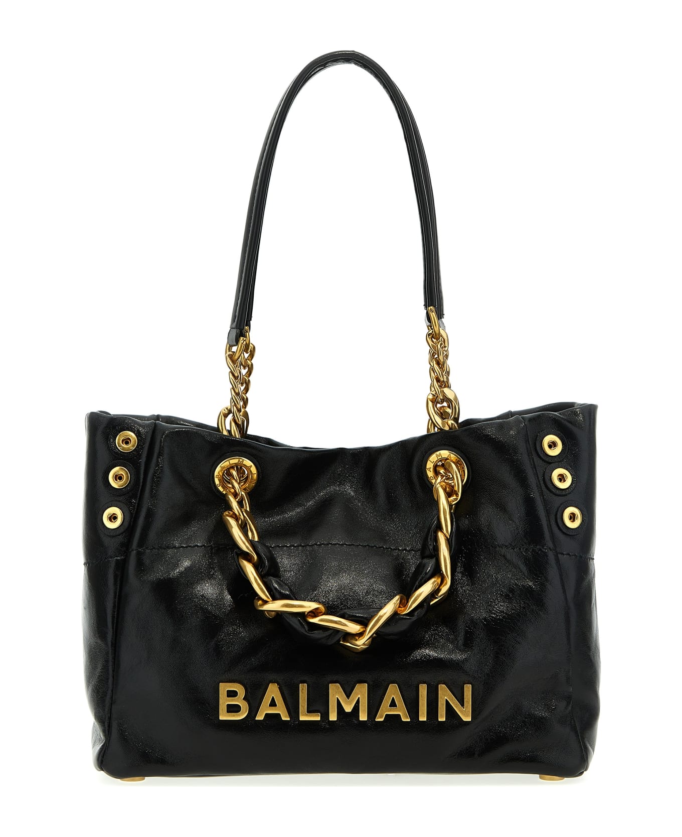 Balmain '1945 Soft' Shopping Bag - Black