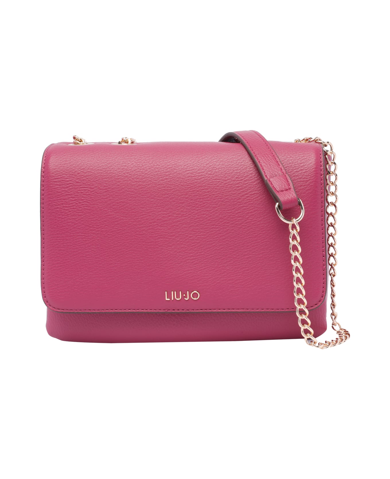 Liu-Jo Logo Crossbody Bag - Fuchsia