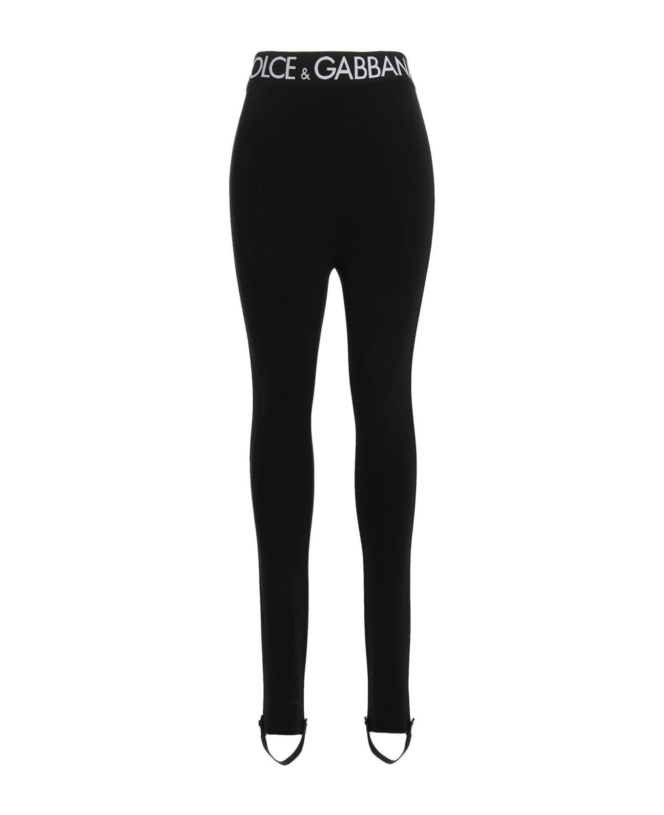 Dolce & Gabbana Logo Leggings - Black  