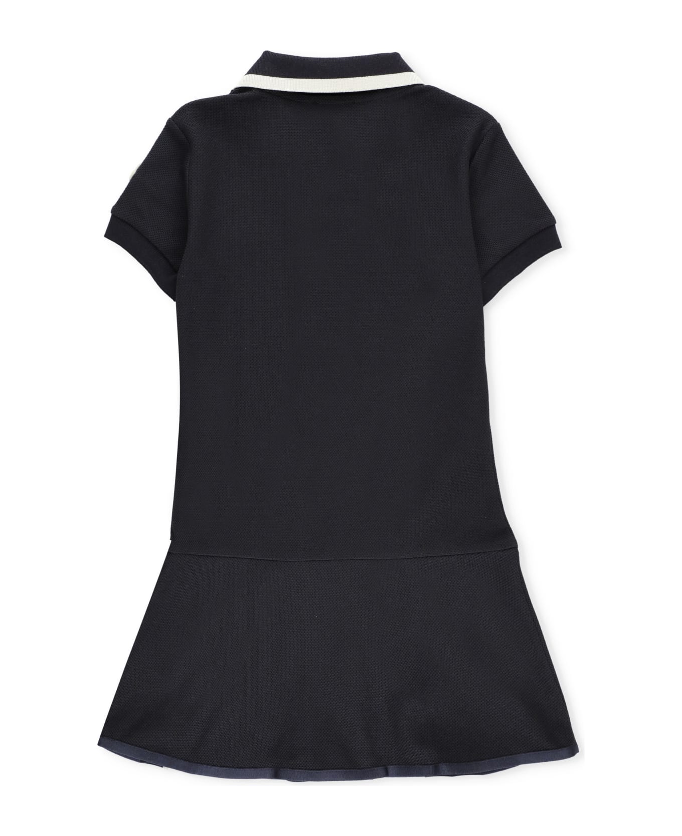 Moncler Cotton Blend Dress - Blue ワンピース＆ドレス
