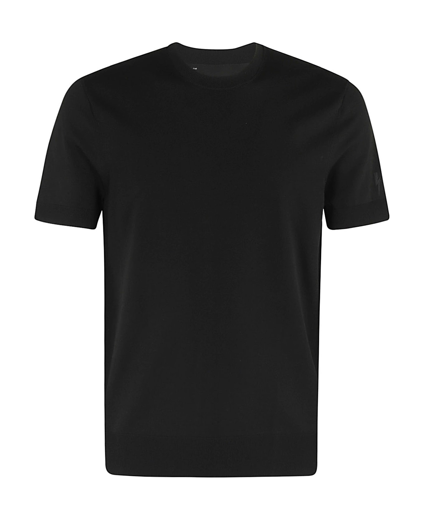 Neil Barrett Tecno Knit T Shirt - N Black