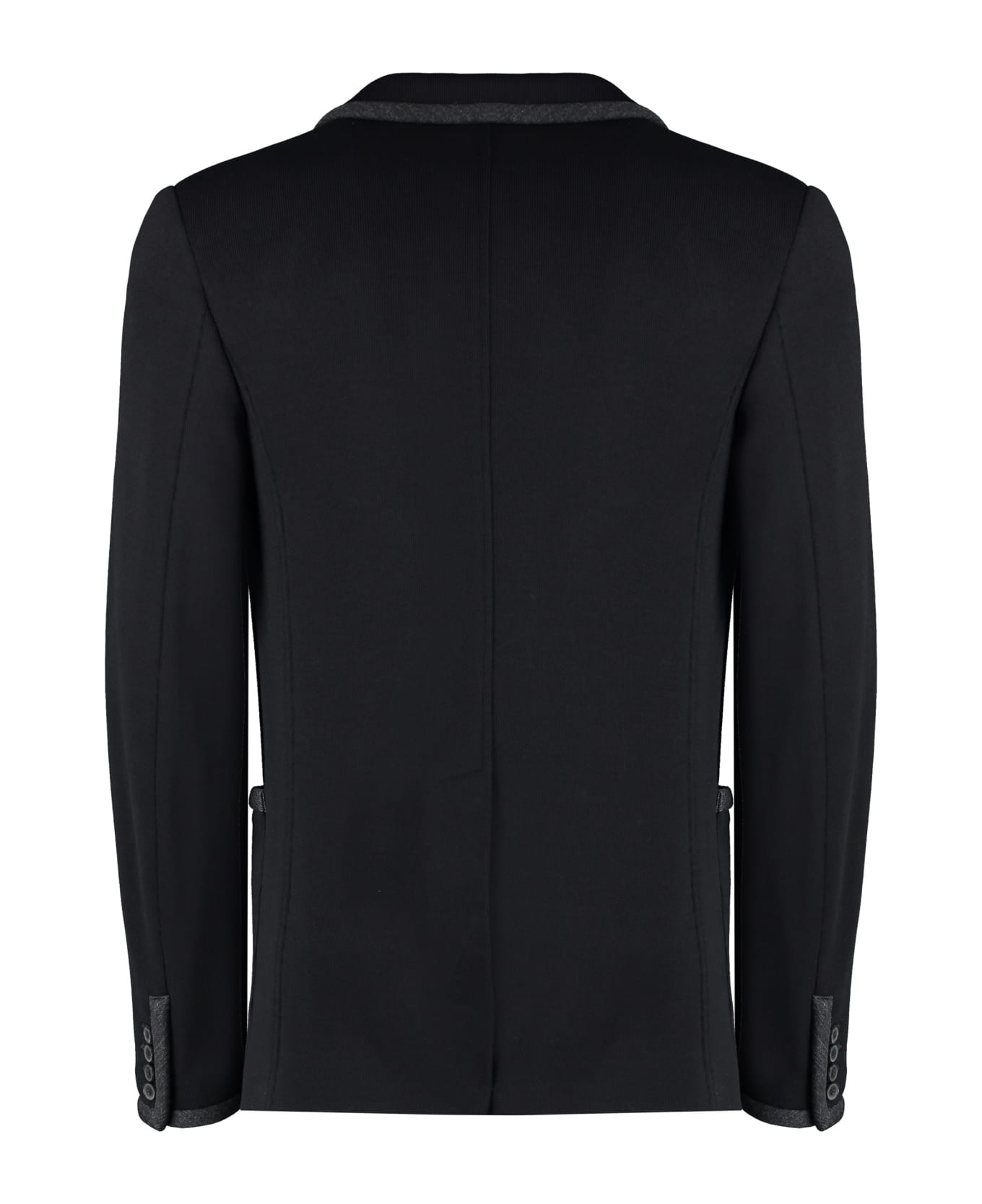 Valentino Single-breasted Two-button Jacket - black