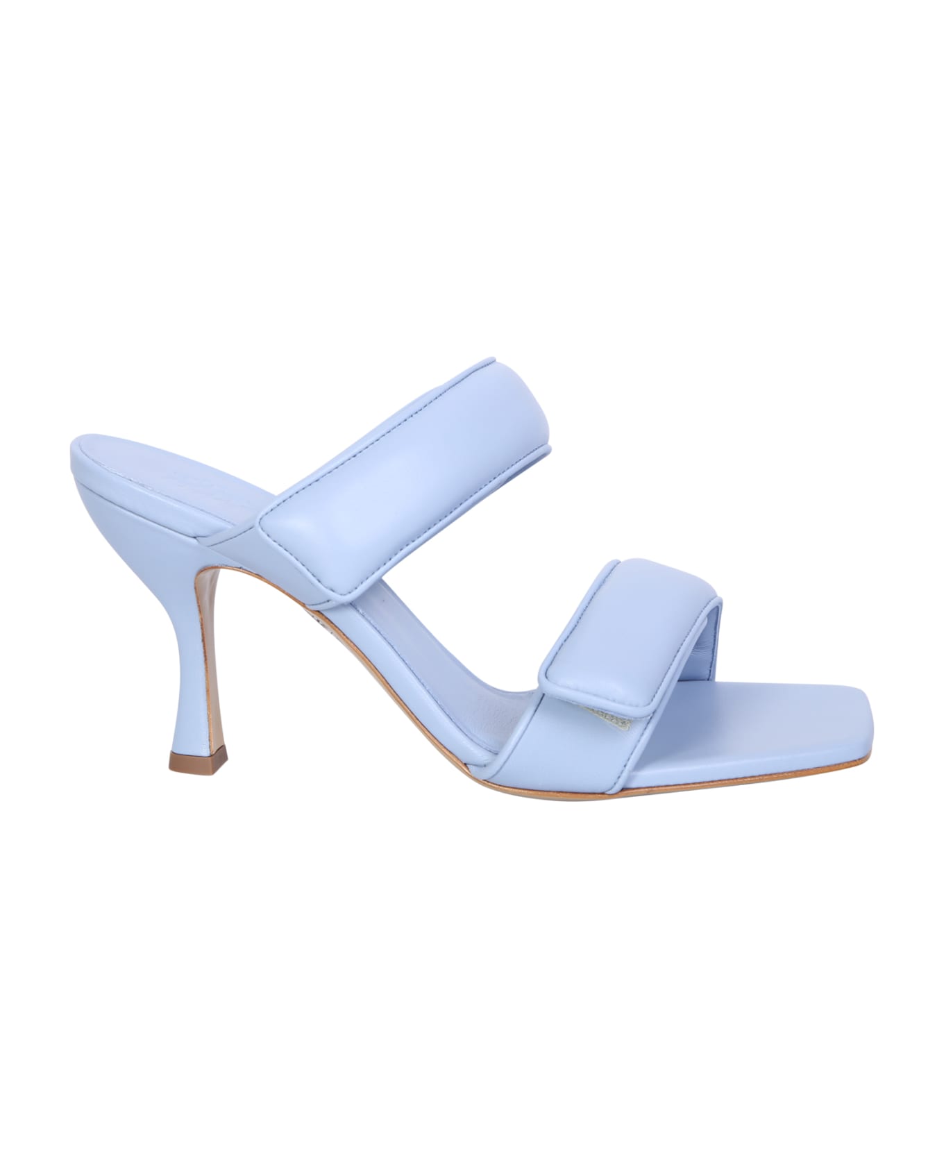 GIA BORGHINI High-heeled Straps Sandal Perni 03 Light Blue - Blue