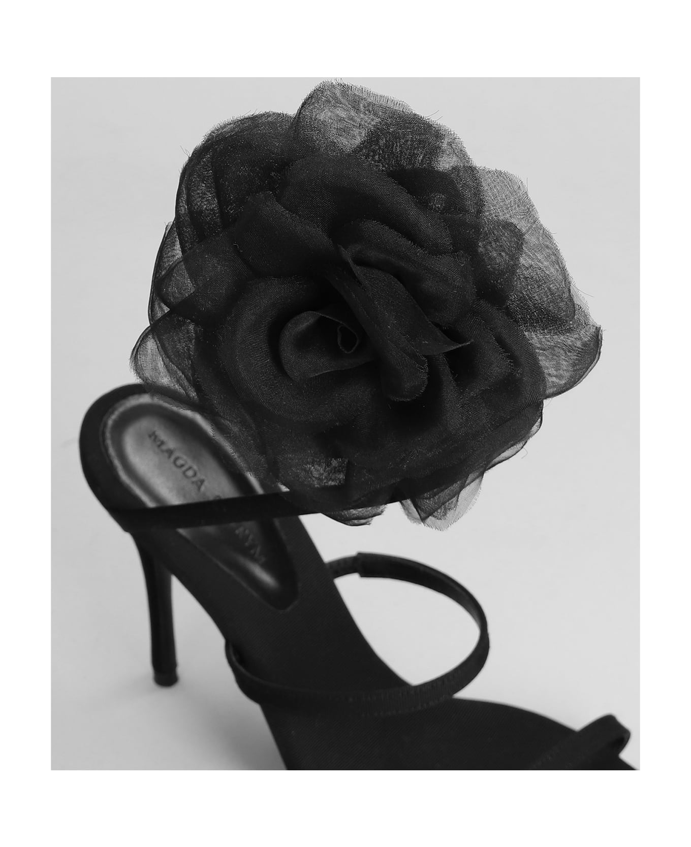 Magda Butrym Sandals In Black Suede - black サンダル
