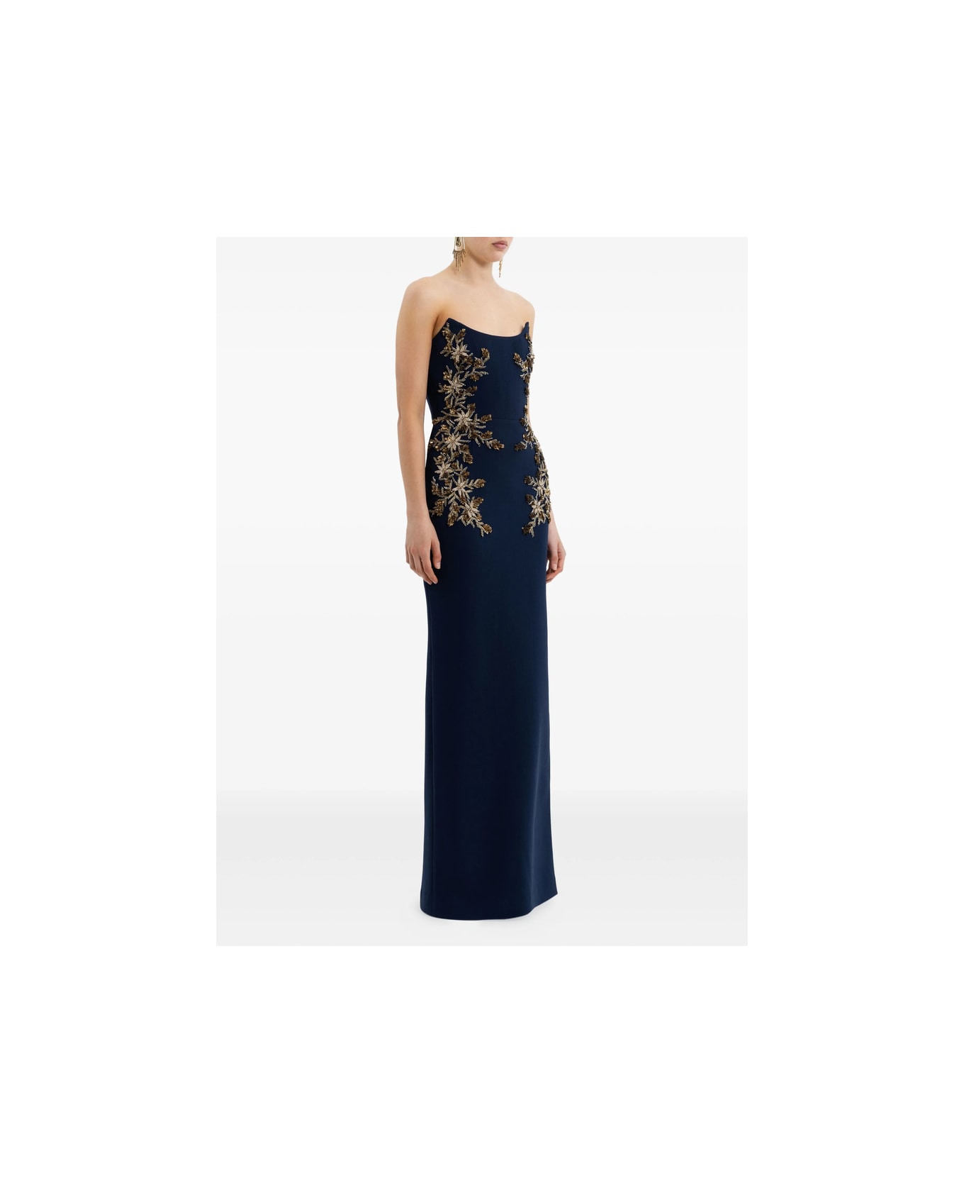Rebecca Vallance Dress - BLUE/GOLD