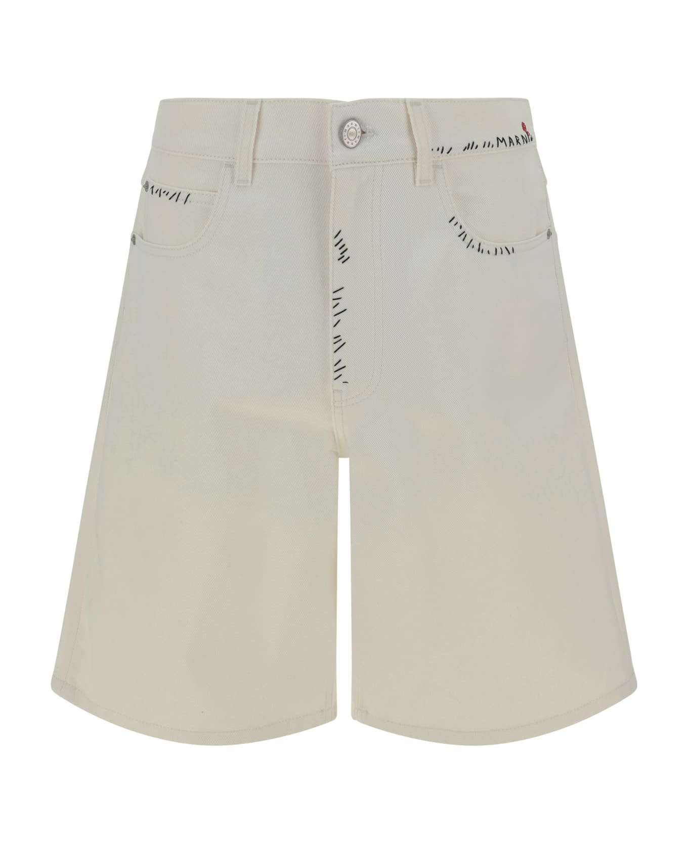 Marni Bermuda Shorts - Lily White ショートパンツ