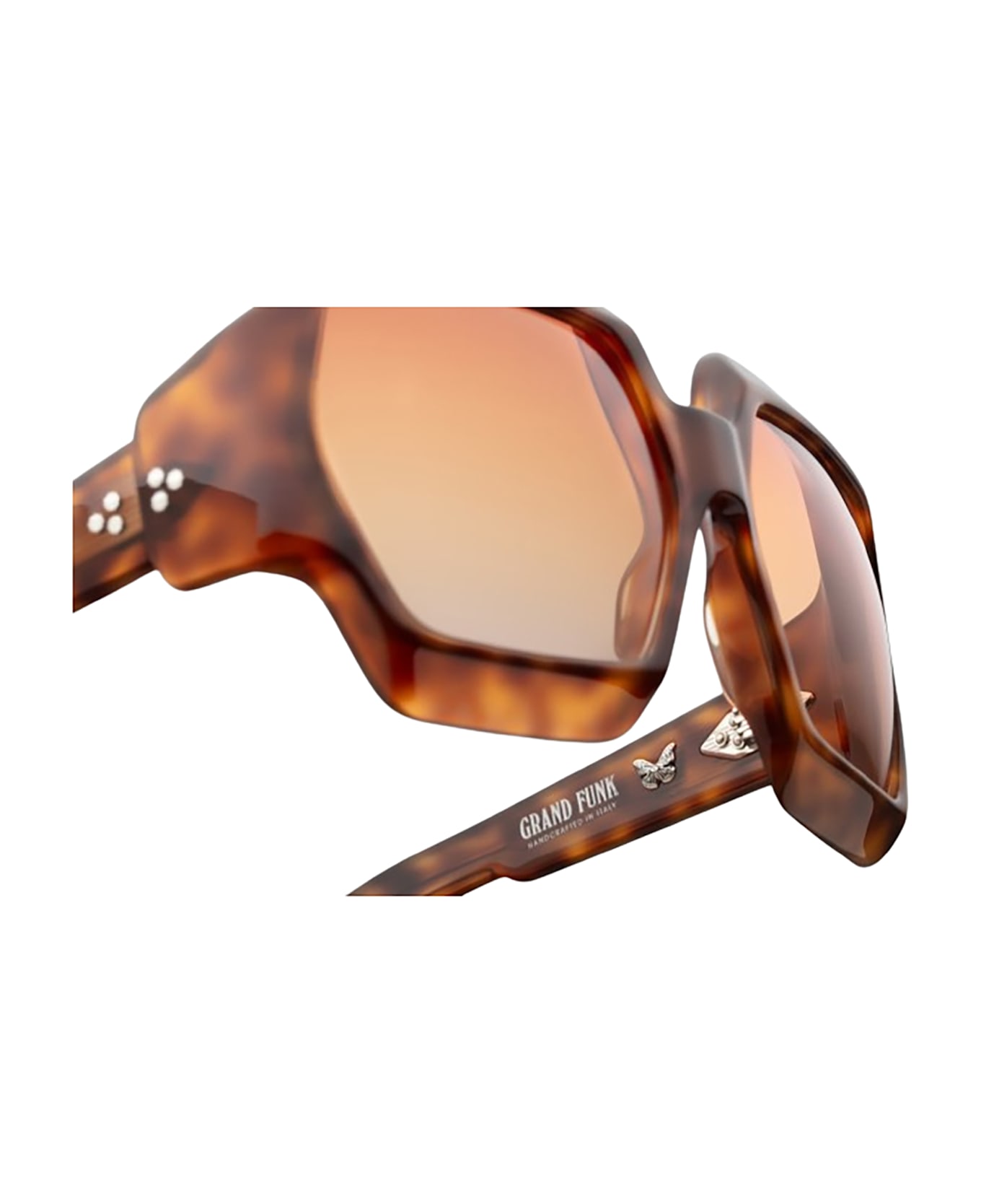 Jacques Marie Mage GRANDFUNK Sunglasses - M Teddy Brown