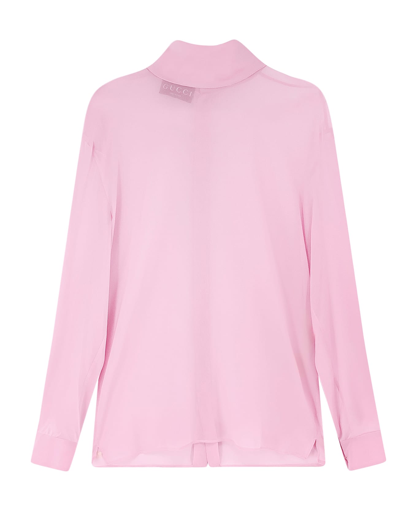 Gucci Stretch Silk Shirt - Pink